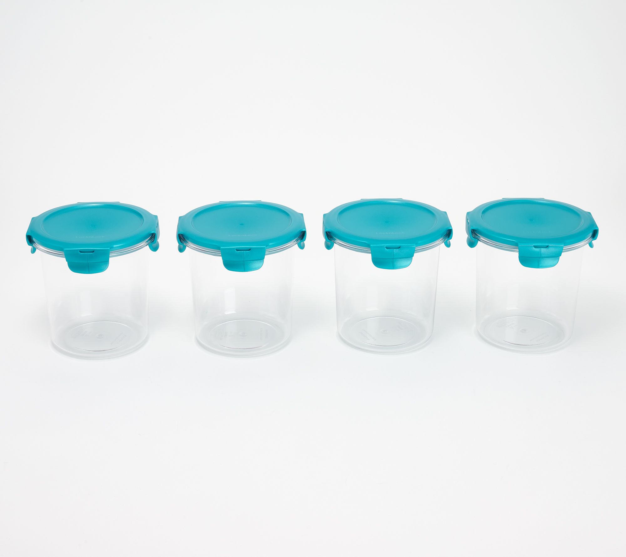 LocknLock Set of (4) 3-Cup Tritan Canisters