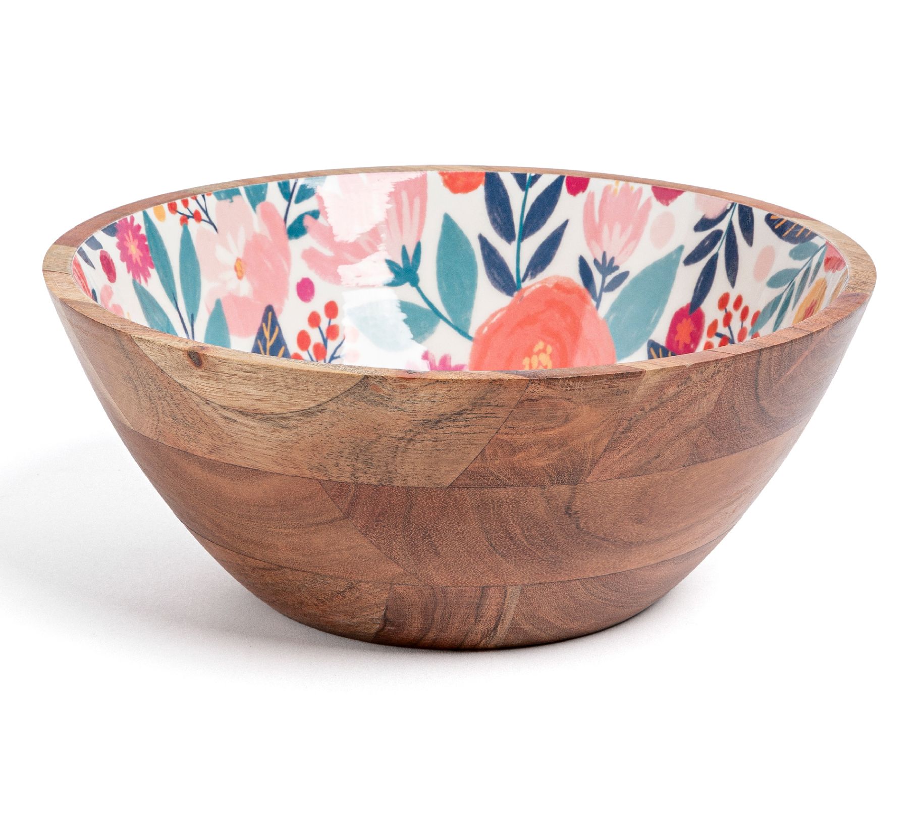 over&back x Jess Phoenix Acacia Wood 1-quart Serving Bowl