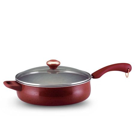 Bergner - Retro Cookware - Pots and Pans Set Nonstick -Induction Cookware  Suitable for all Stove Types - Dishwasher Safe - Covered Saute Pan - 11/4