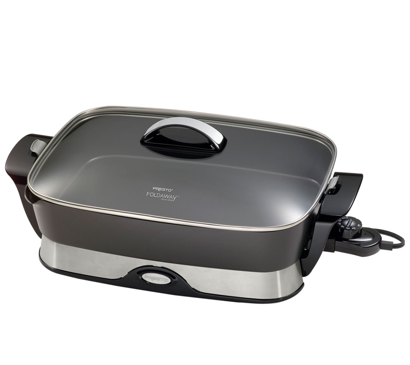 Presto 11 in. Electric Skillet With Glass Cover