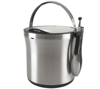 OXO Steel Ice Bucket & Tong Set - K305259
