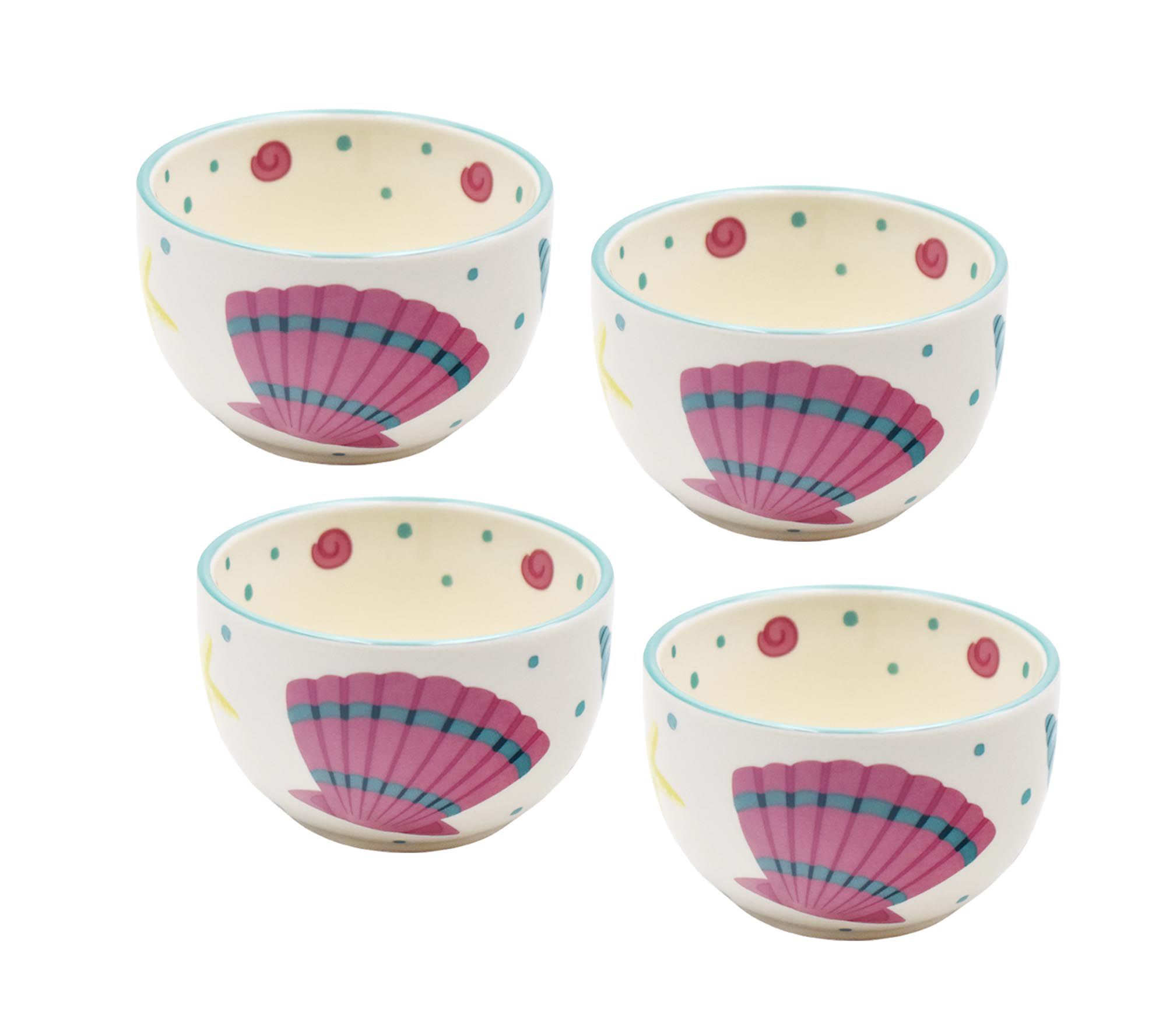 "As Is" Temp-tations Seasonal Set of (4) 8-oz Condiment Bowls