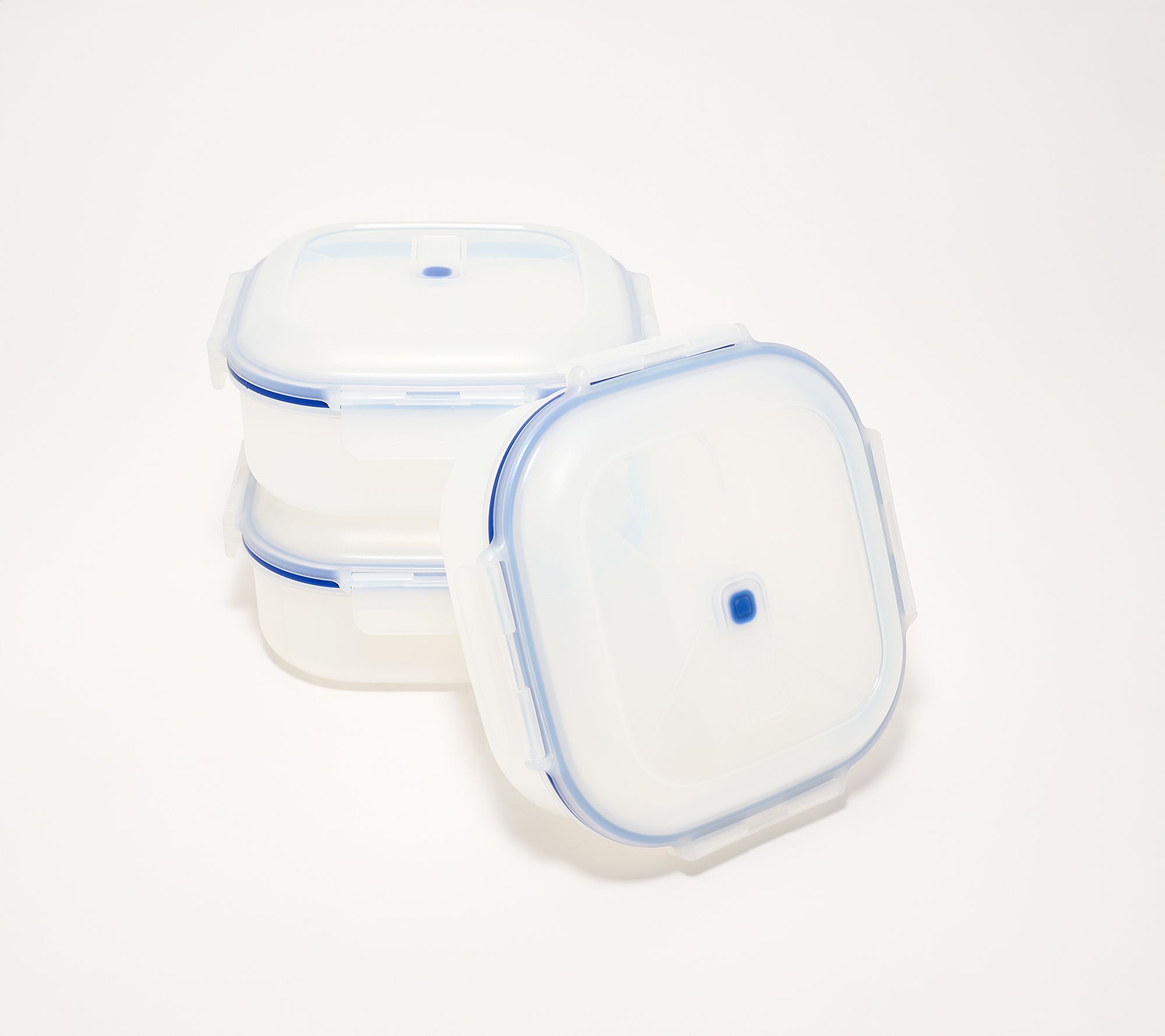 LocknLock S/3 Instant Cook Divided Container w/ Vented Lids