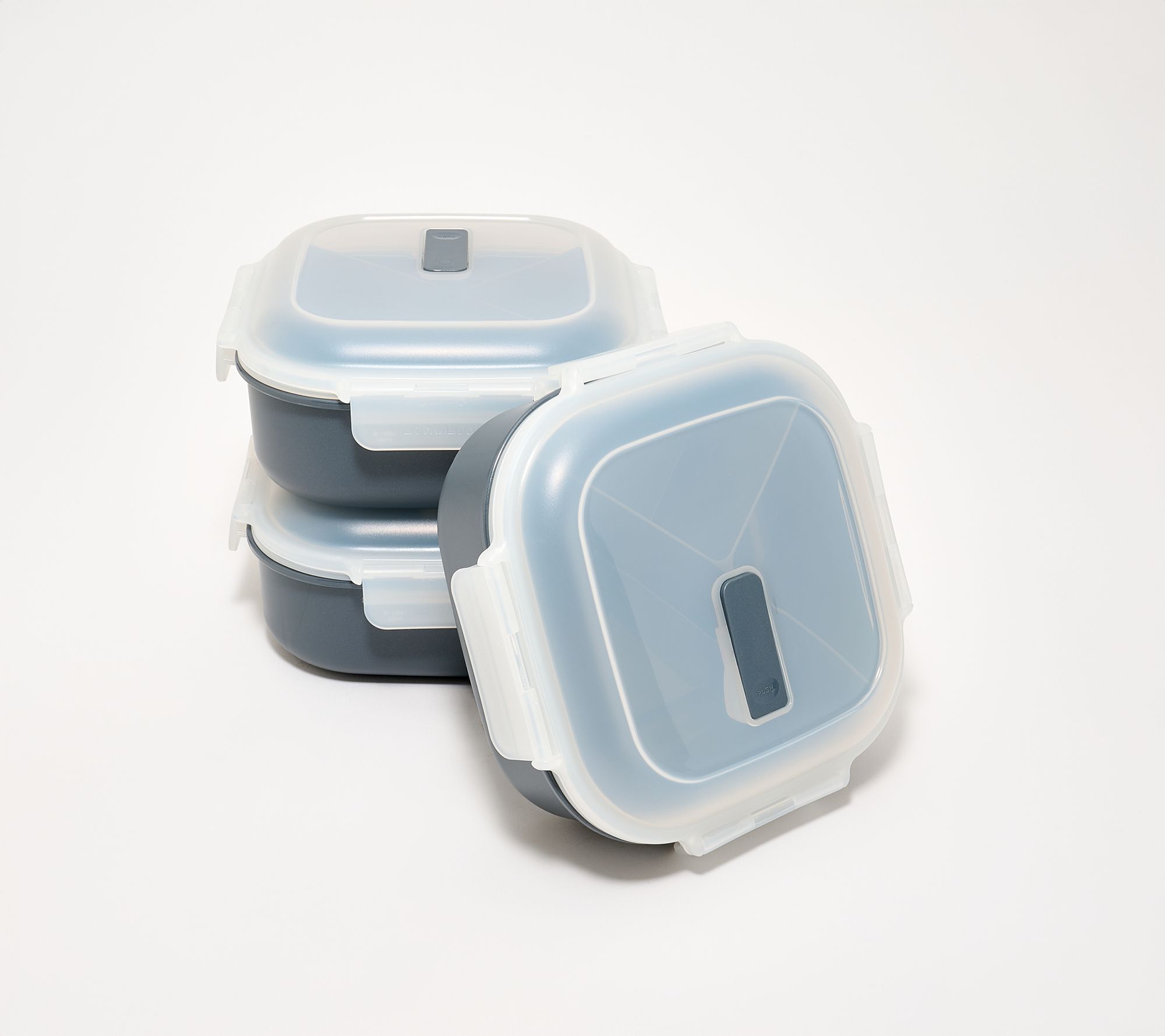 LocknLock S/3 Instant Cook Divided Container w/ Vented Lids