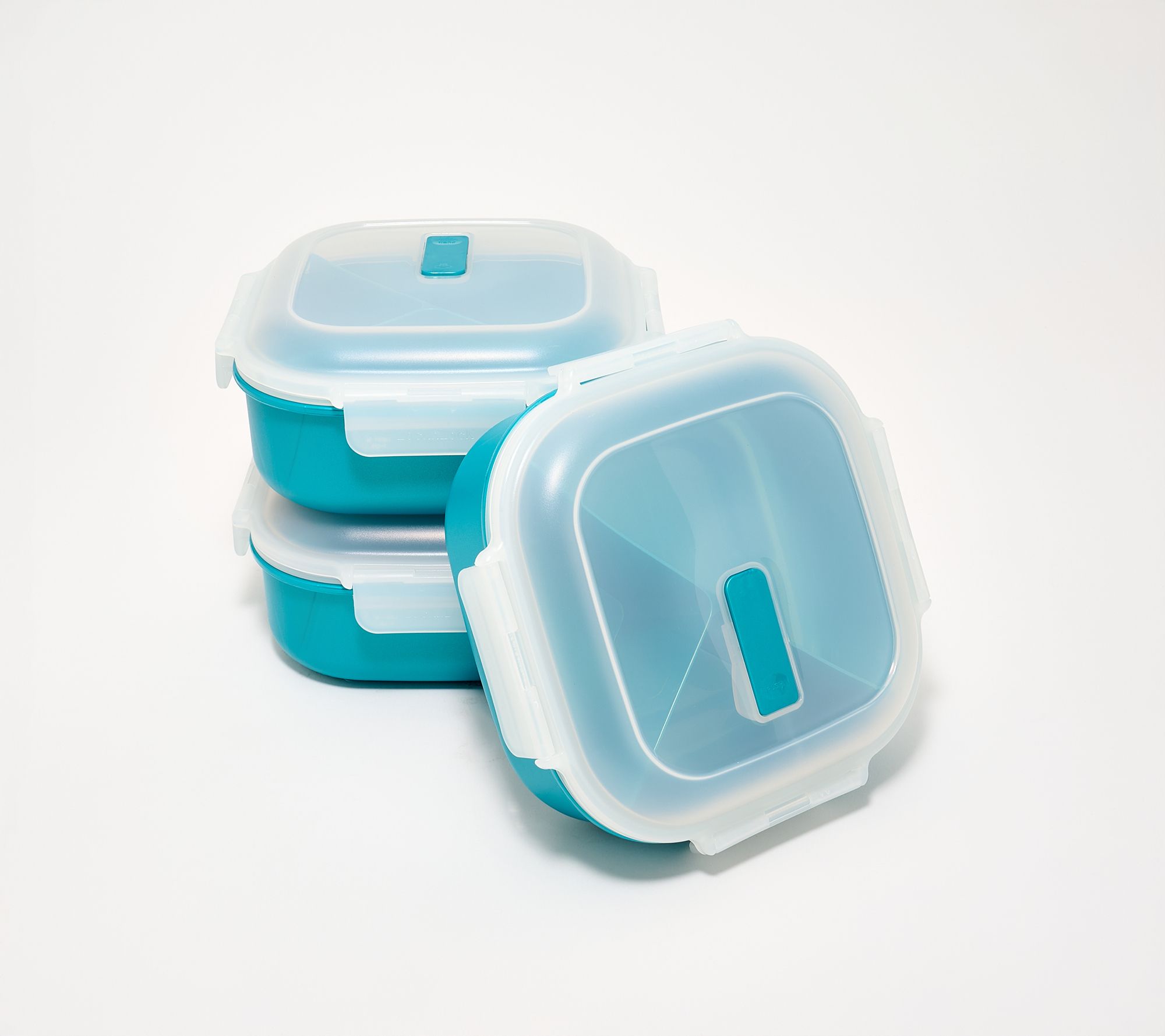 LocknLock S/3 Instant Cook Divided Container w/ Vented Lids