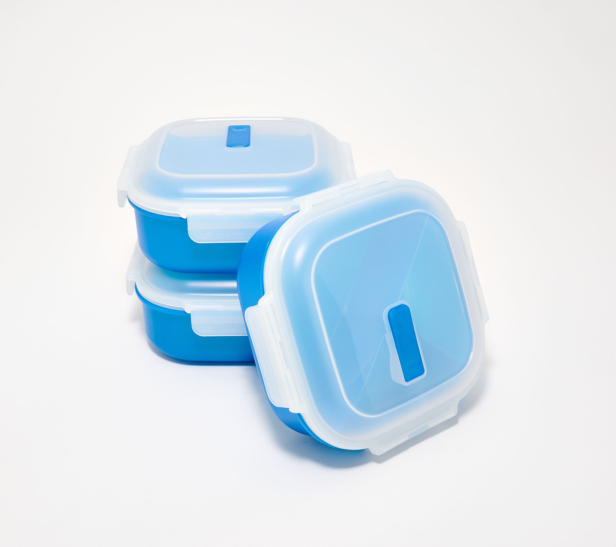LocknLock S/3 Instant Cook Divided Container w/ Vented Lids