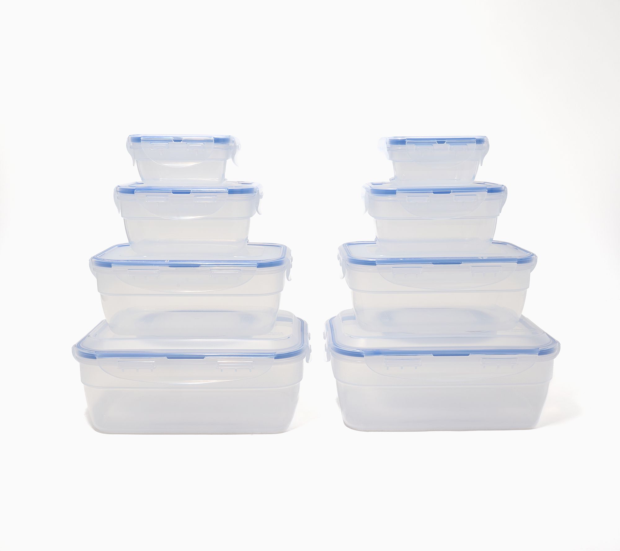 LocknLock 8-pc Rectangle Nestable Storage Set