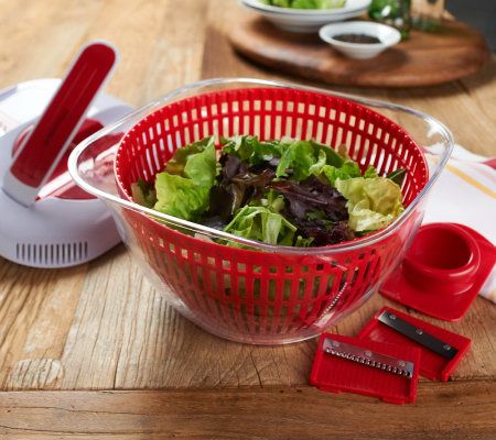 Prepology 7qt Salad Spinner with Mandoline Slicer 