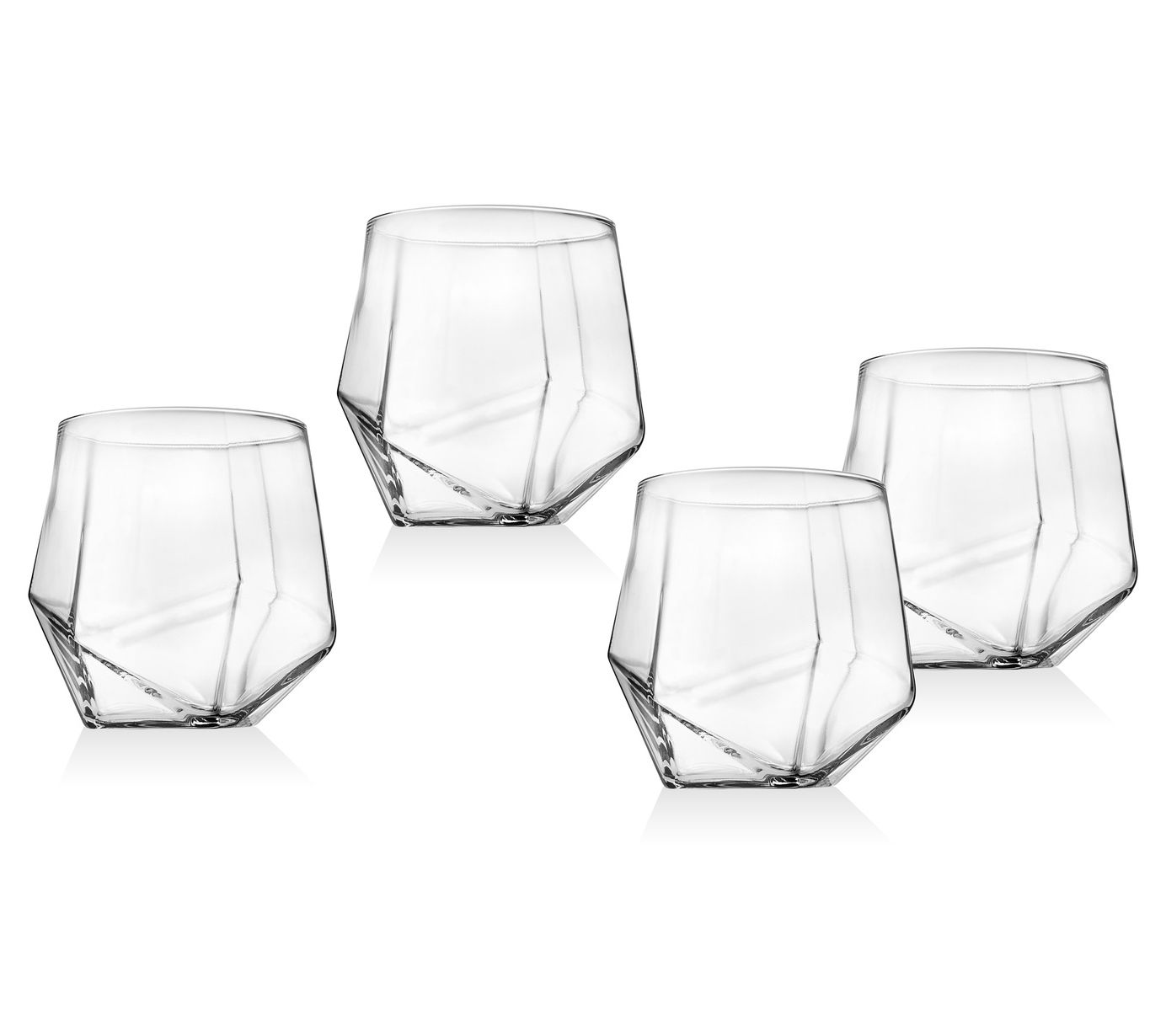 Godinger Set of 4 Isla Double Old-Fashioned Gla ses