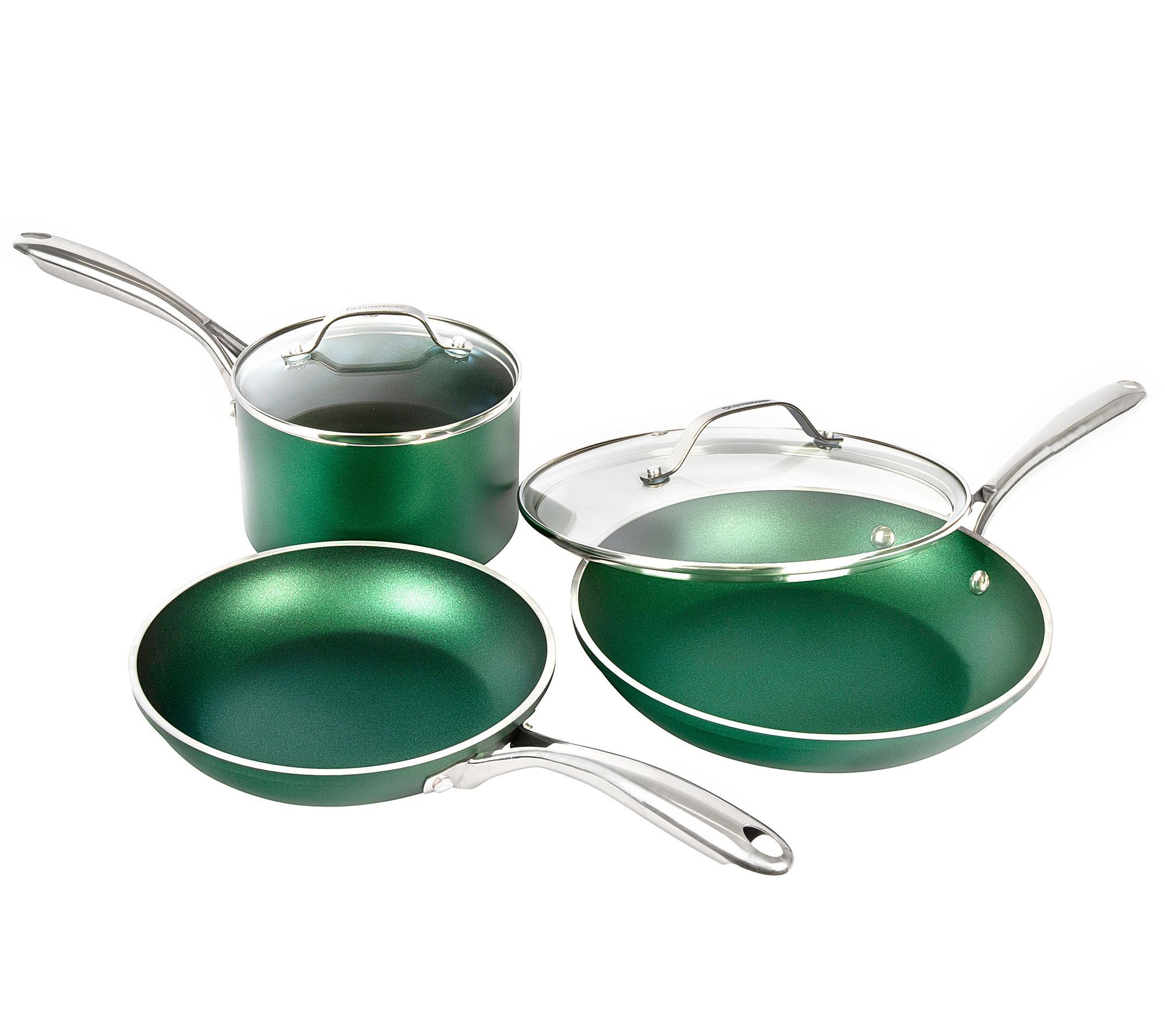 Emerald Pots and Pans Set Nonstick, 21 Piece Ultra Durable Complete Kitchen Cookware  Set - Yahoo Shopping