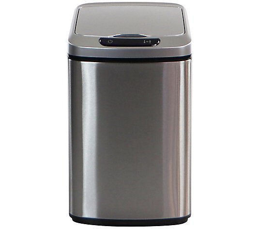 Hanover 9-L/ 2.3-Gal Stainless Steel Trash Canw Sensor Lid