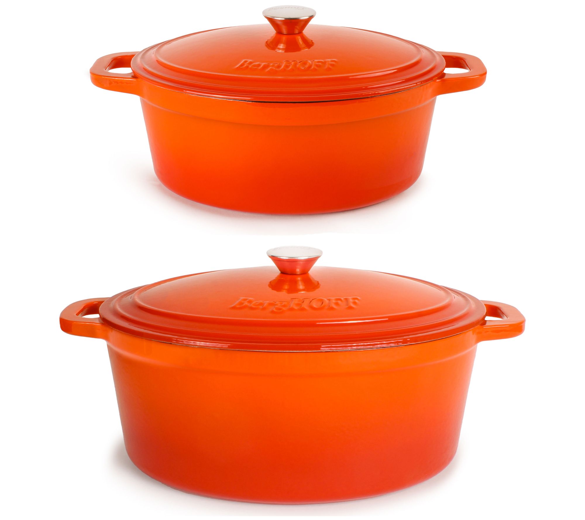 BergHOFF Neo 4pc Cast Iron Covered Dutch Oven Set