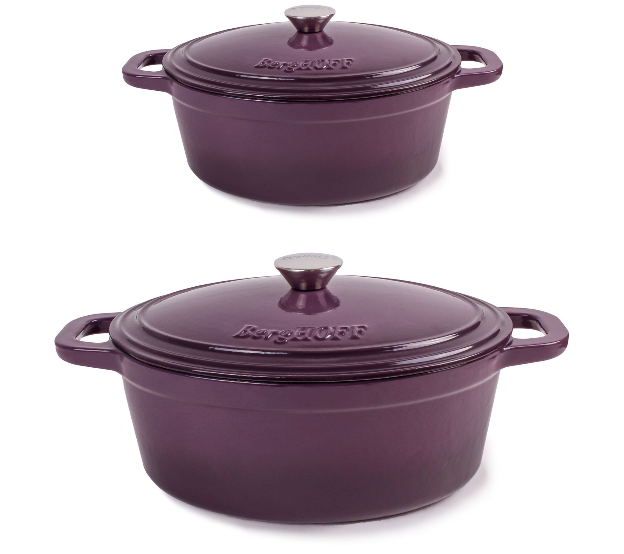 BergHOFF Neo 4pc Cast Iron Covered Dutch Oven Set