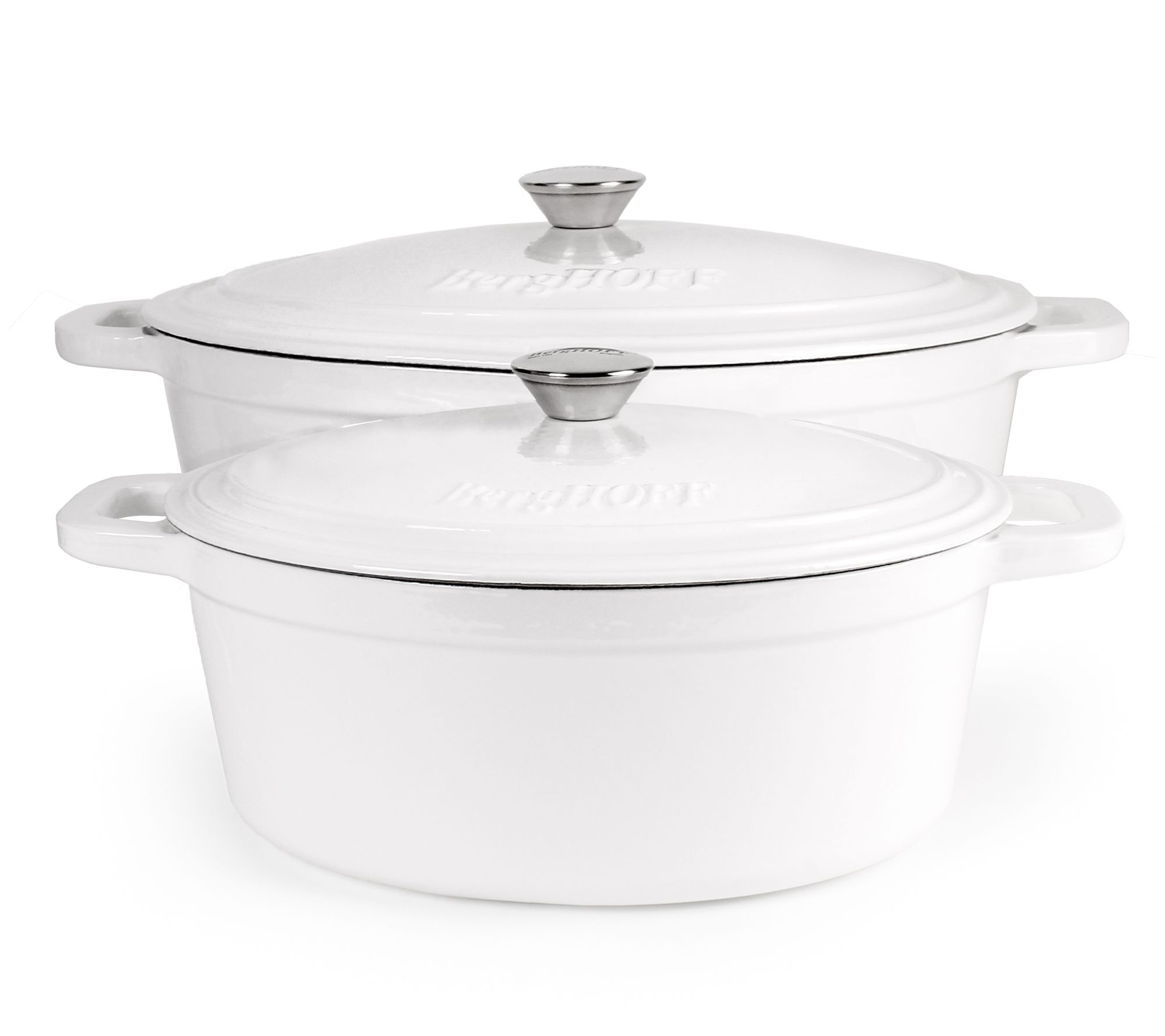 BergHOFF Neo 4pc Cast Iron Covered Dutch Oven Set