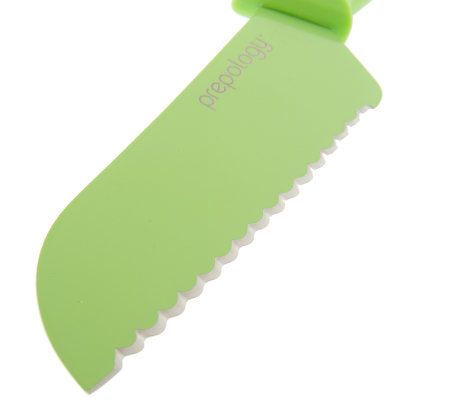 Prepology Nonstick Sandwich Knife and Small Santoku - QVC.com