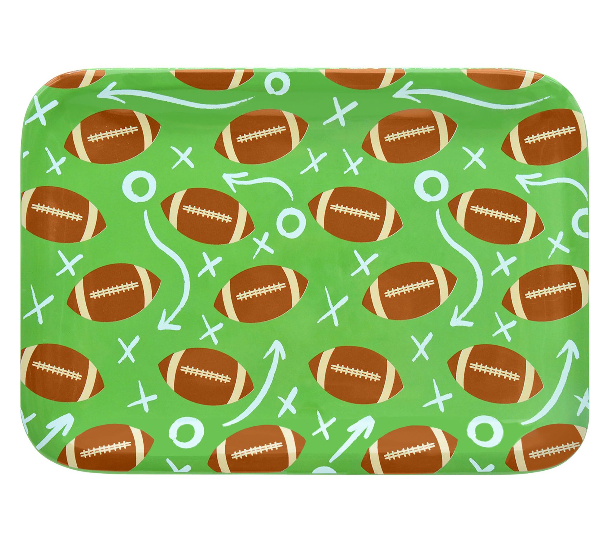 Godinger League Football Tray