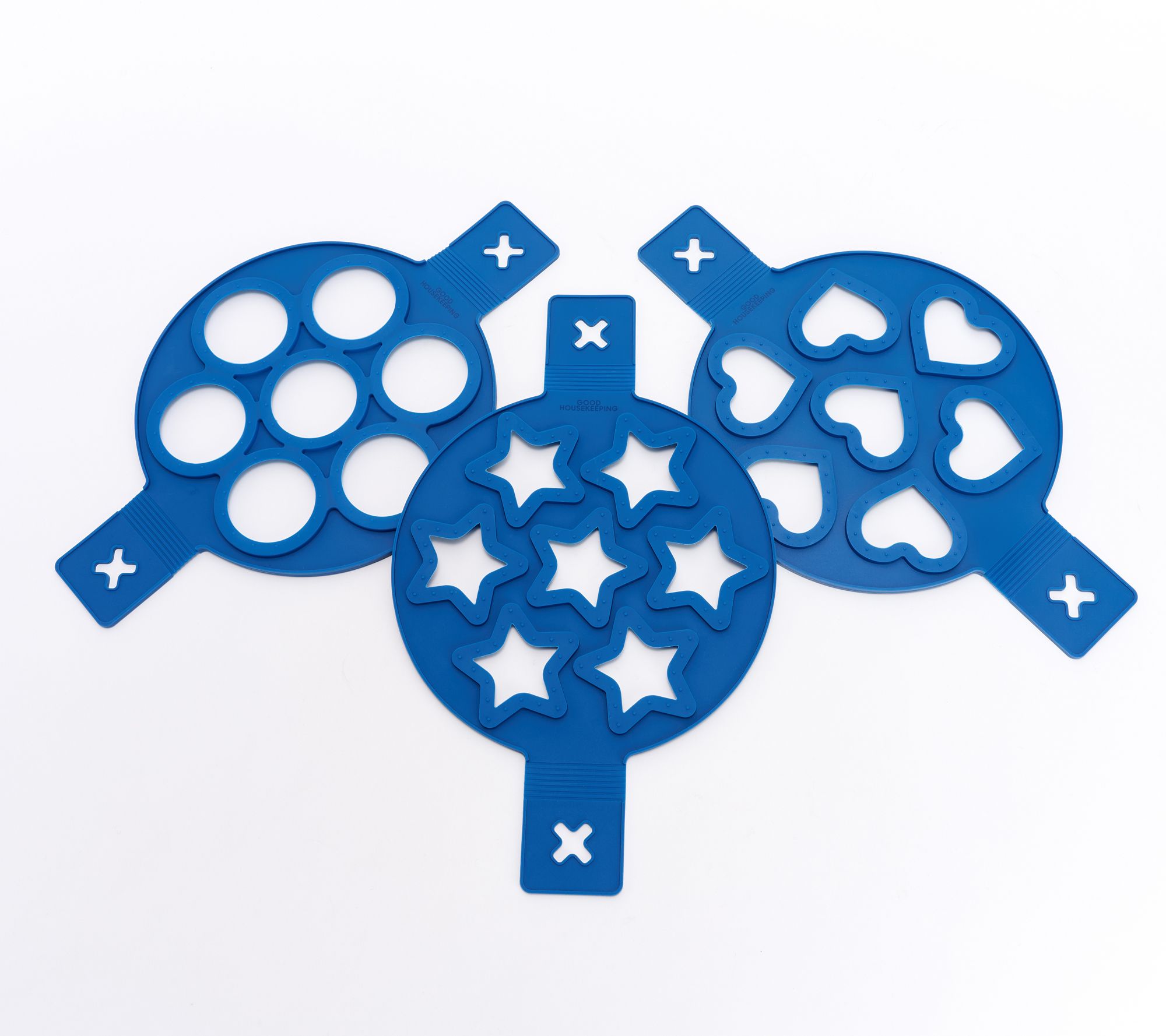 Good Housekeeping Set of 3 Muliti-Shaped Pancake Molds