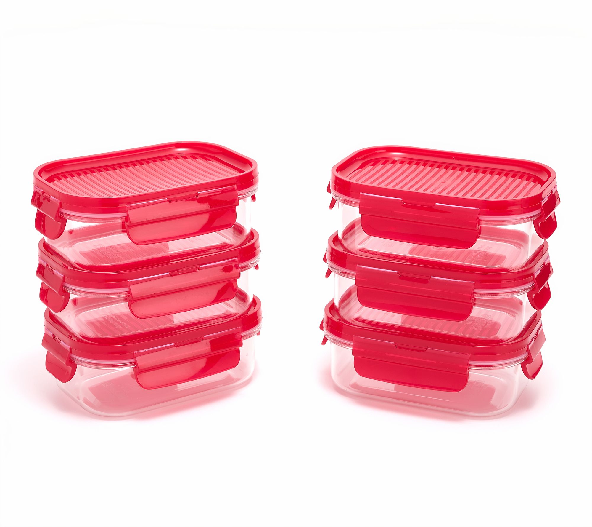 LocknLock Set of 6 Mini Stackable Tritan Rectangles