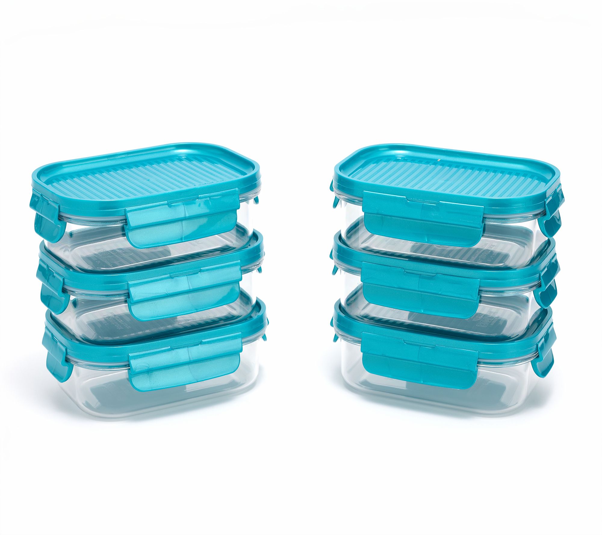 LocknLock Set of 6 Mini Stackable Tritan Rectangles