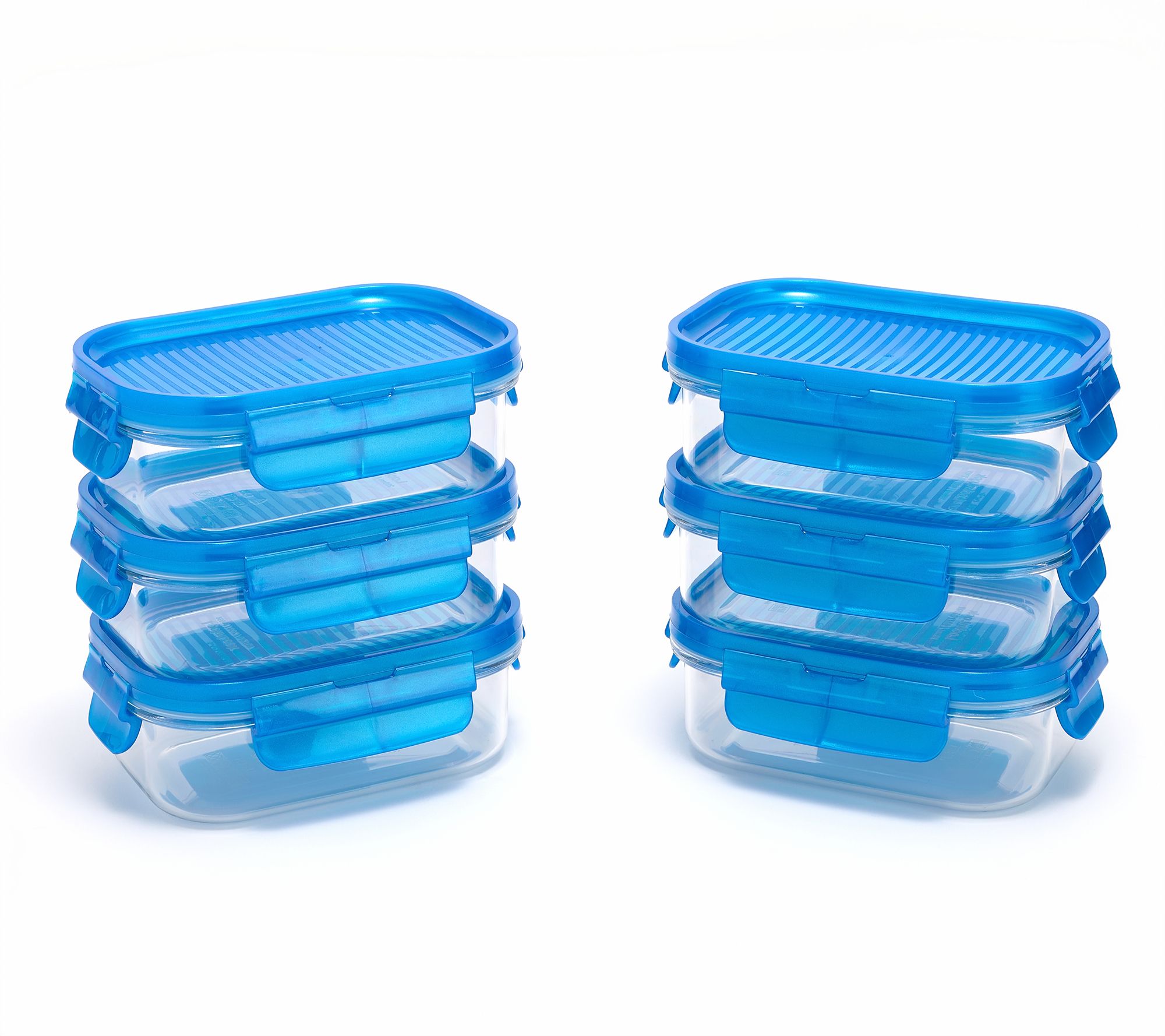 LocknLock Set of 6 Mini Stackable Tritan Rectangles