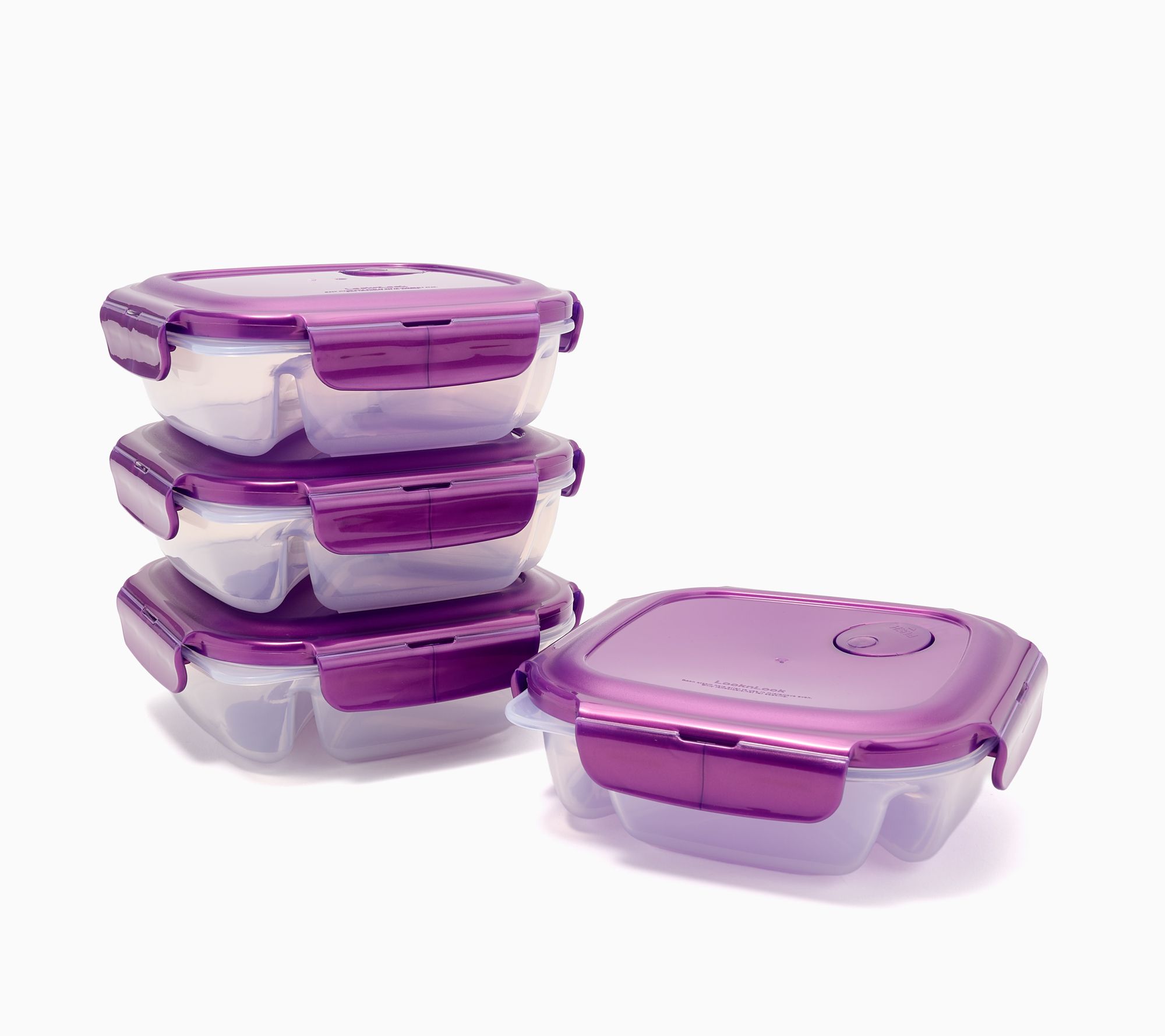 LocknLock Set of 4 Square Divider Plates
