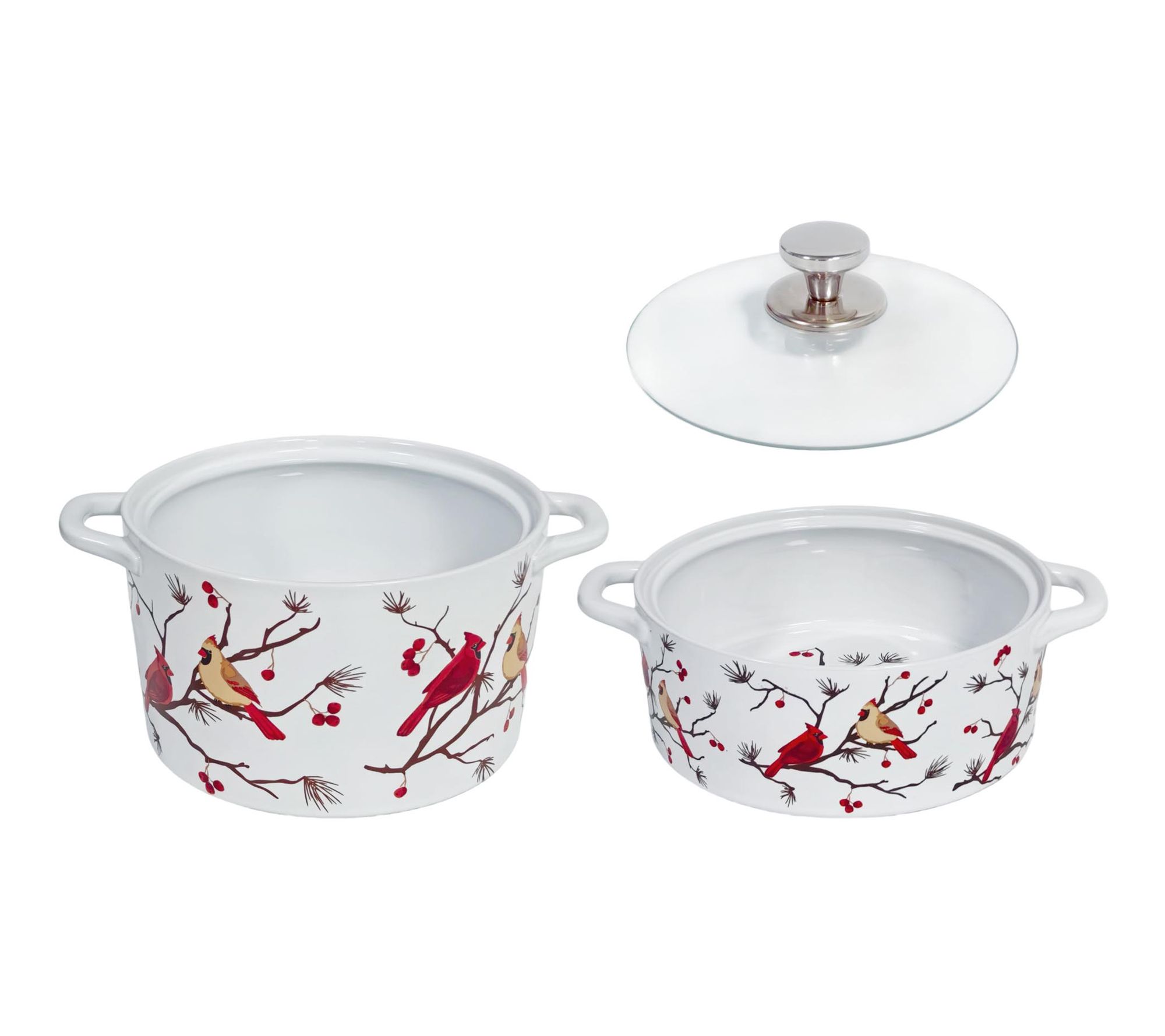 Temp-tations 1.5-qt Round Baker and 2.5-qt Round Baker