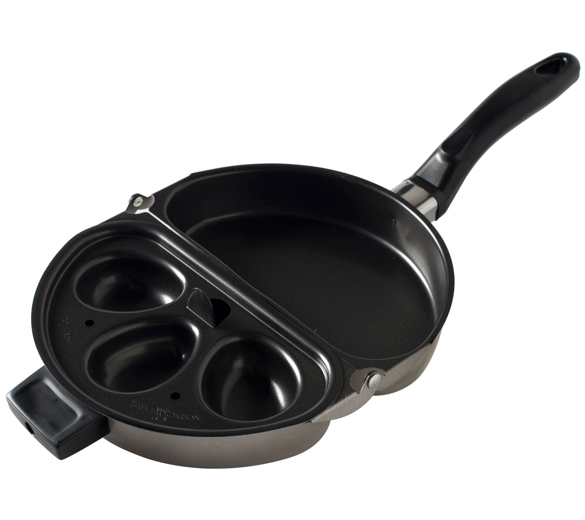 NONSTICK OMELET PAN WITH POACHER
