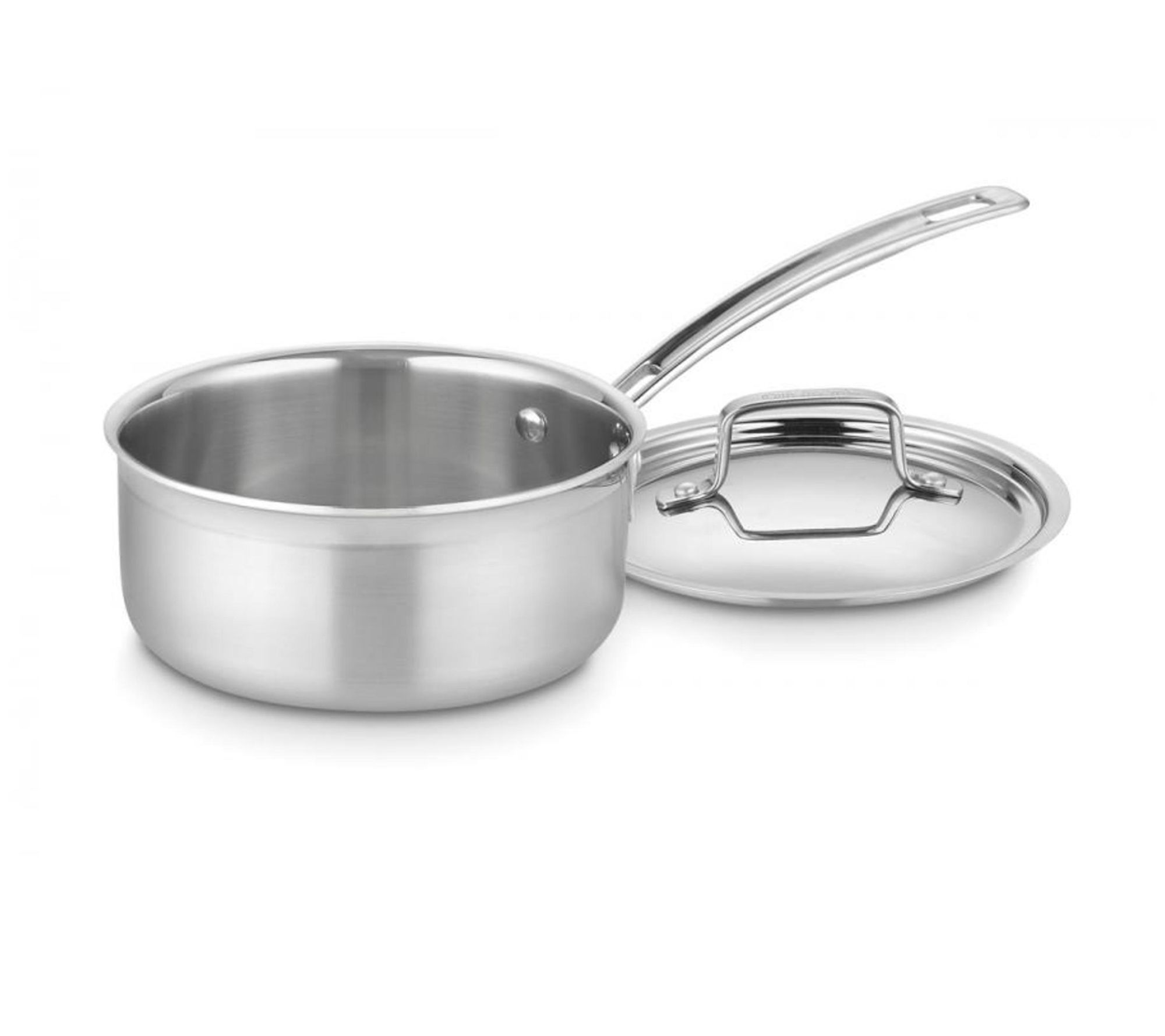 Cuisinart Chef'S Classic Stainless Steel 3 Qt. Saucepan W/Cover - Metallic  Red 