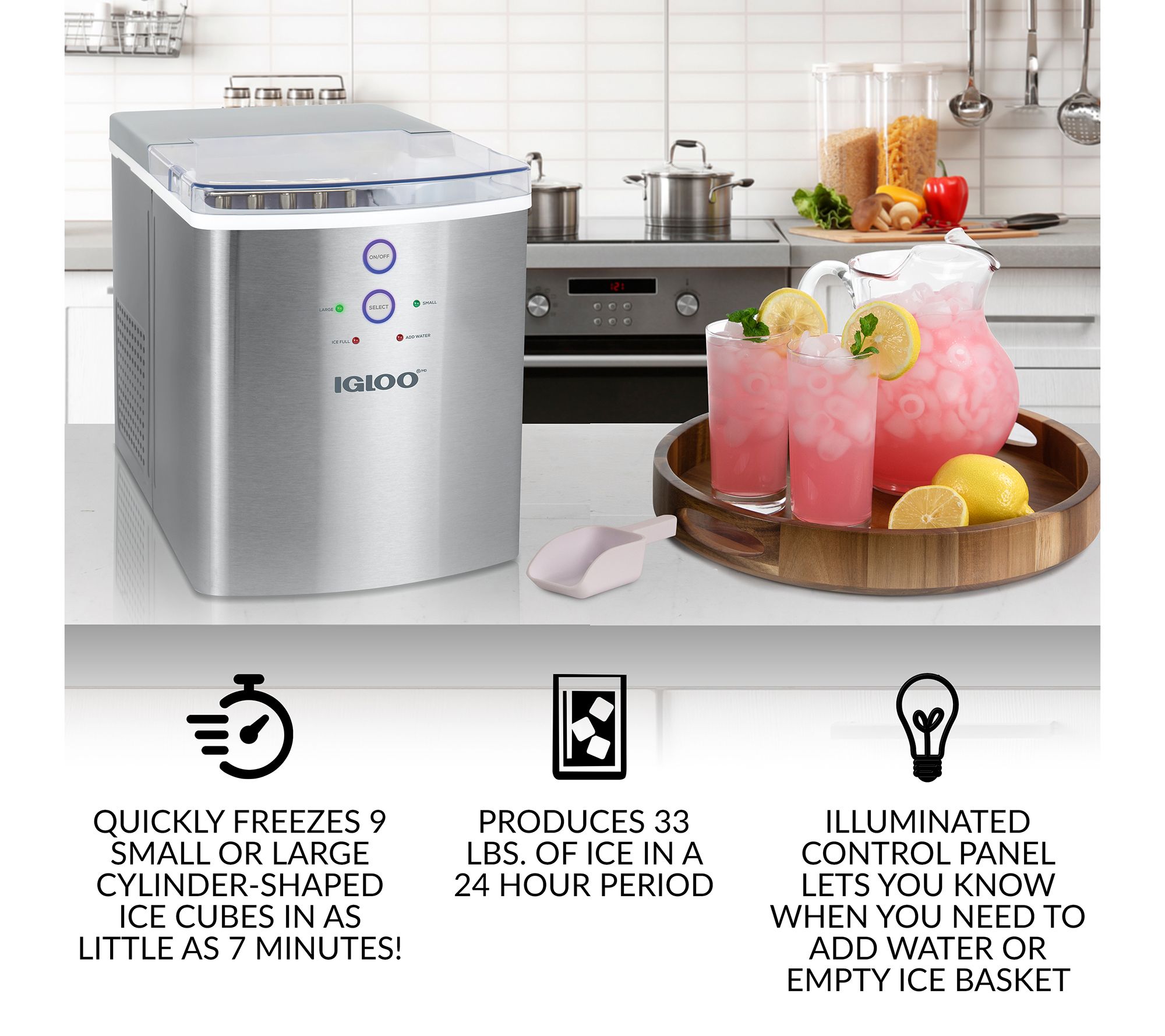 igloo 33 pound ice maker