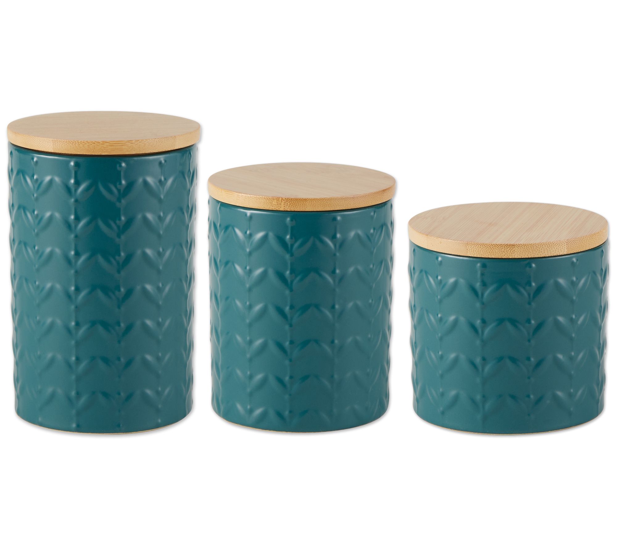 10 Strawberry Street Marquis 3-piece Canister Set - Blue