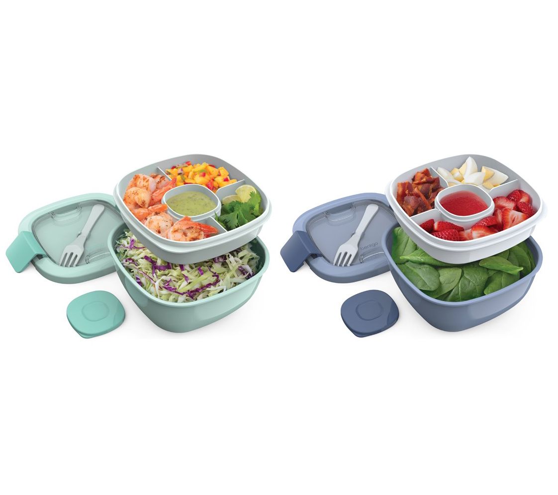 Bentgo Set of 2 Salad Containers