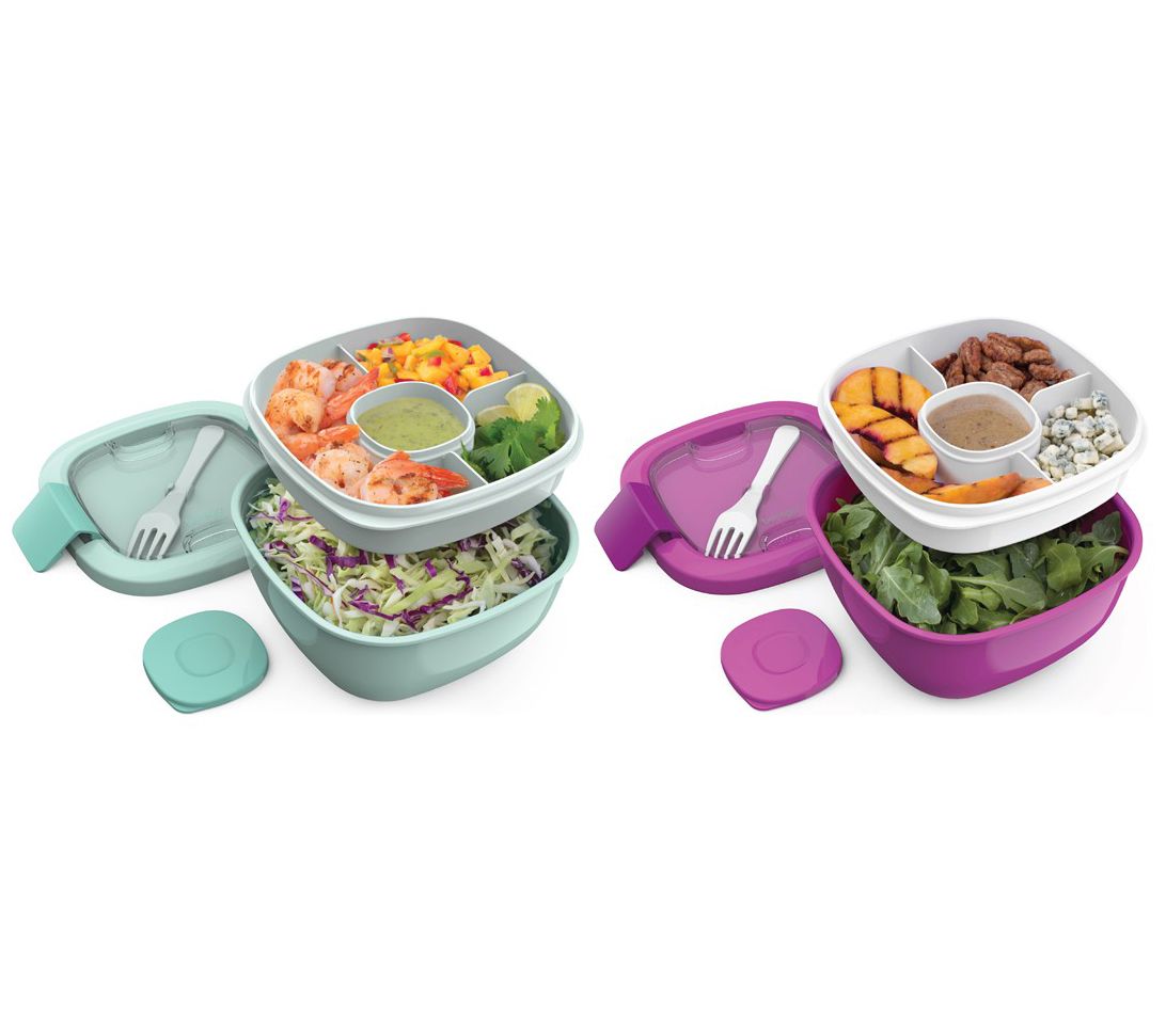Bentgo Set of 2 Salad Containers