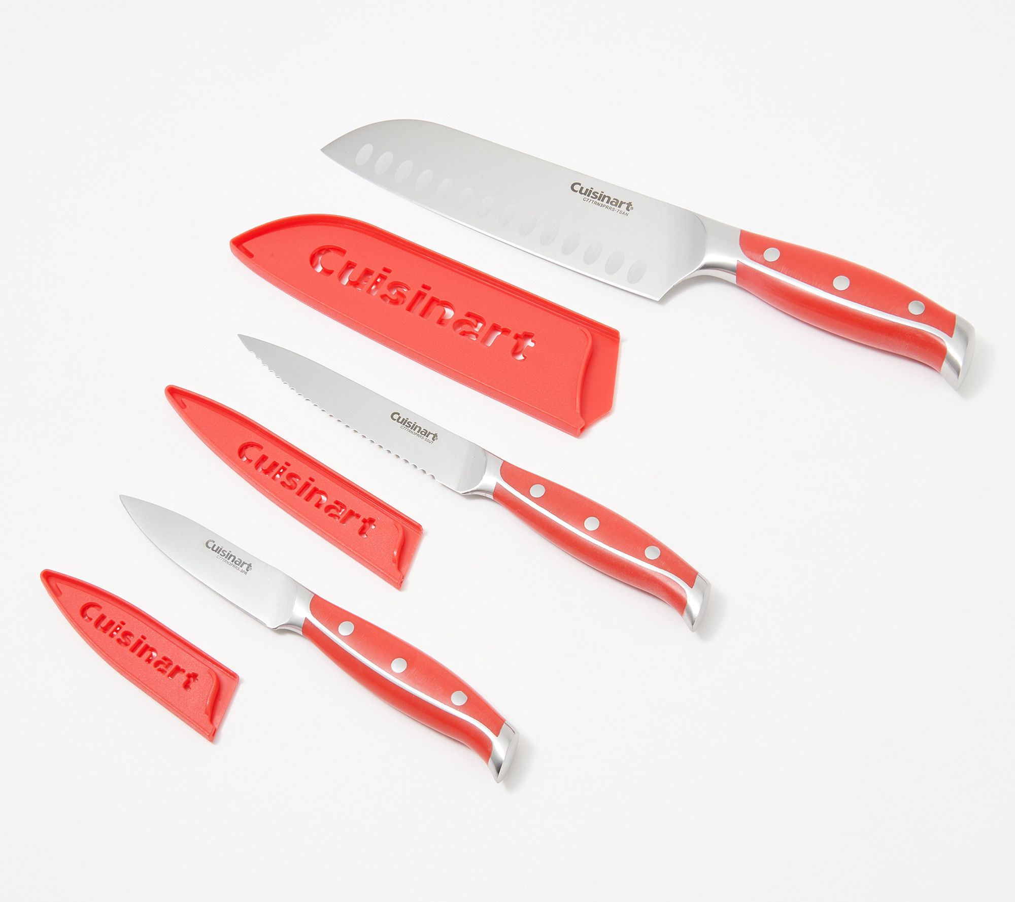 Cuisinart 3-Piece Nitrogen- Infused Cutlery Set w/ Sheaths 