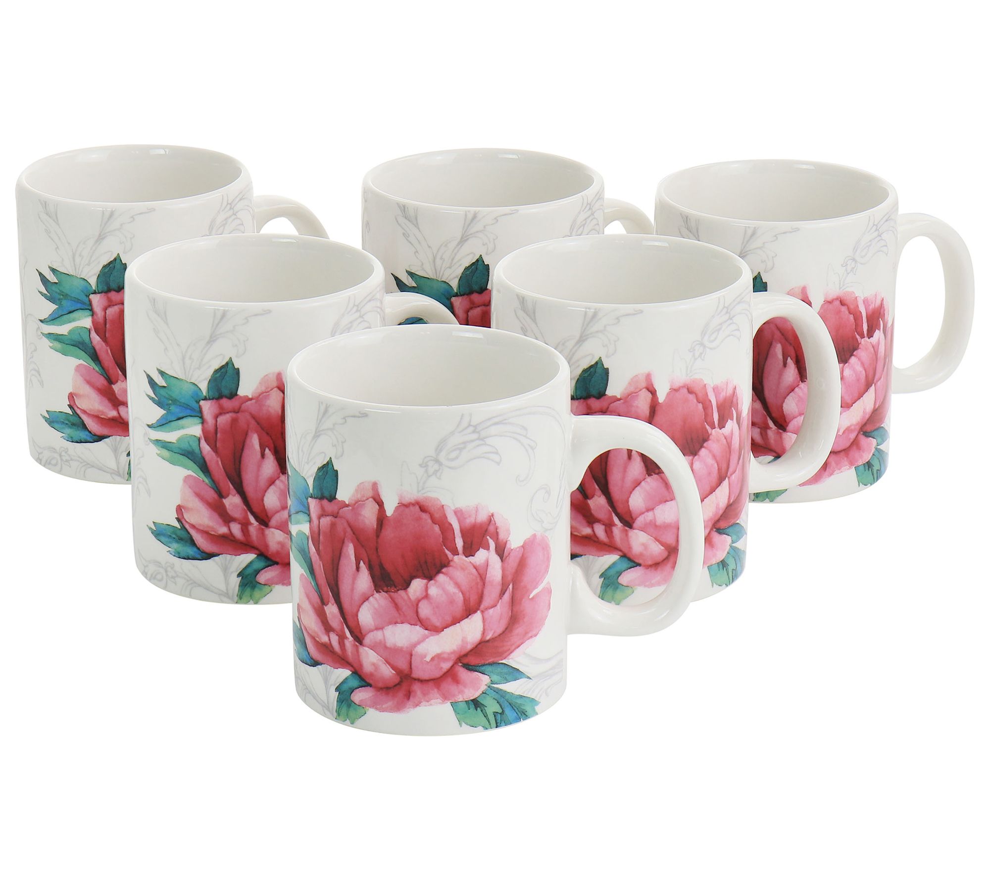 Le Creuset Stoneware Botanique Collection Espresso Mugs, Set of 4 - Multicolor | Multicolor, 3 2/5 oz.