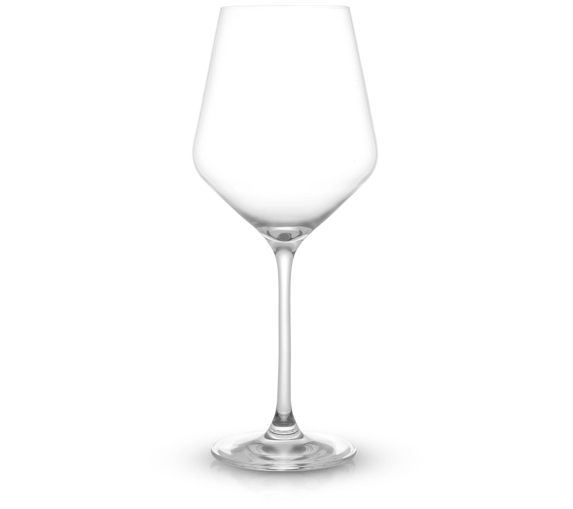 JoyJolt Elle Fluted Cylinder White Wine Glass - Set of 2