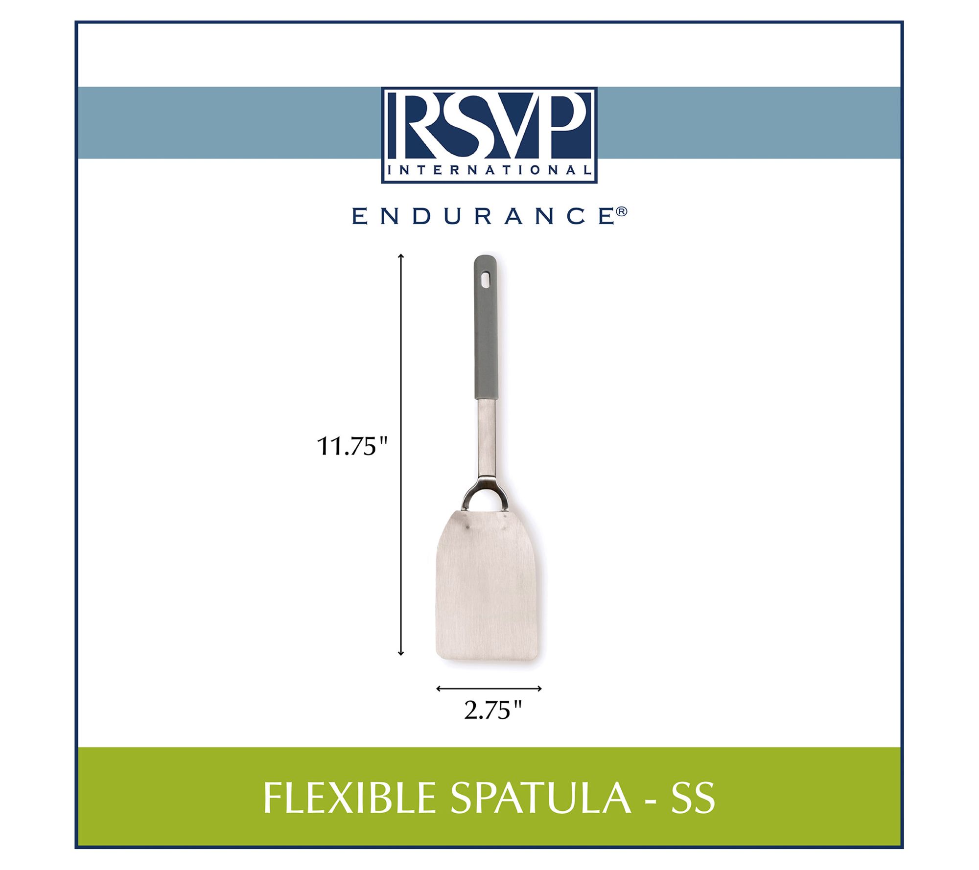 European Flexible Nonstick Spatula - Black, RSVP