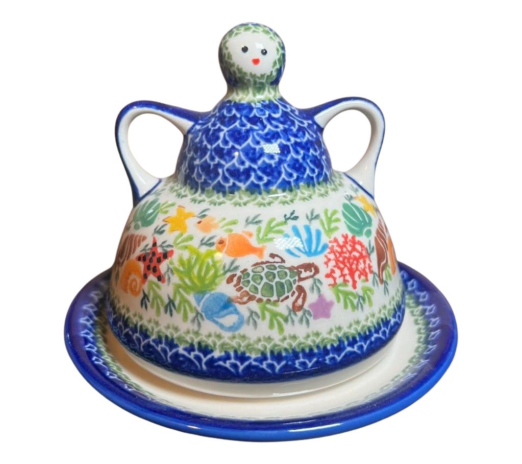 Lidia's Polish Pottery Cheese Lady