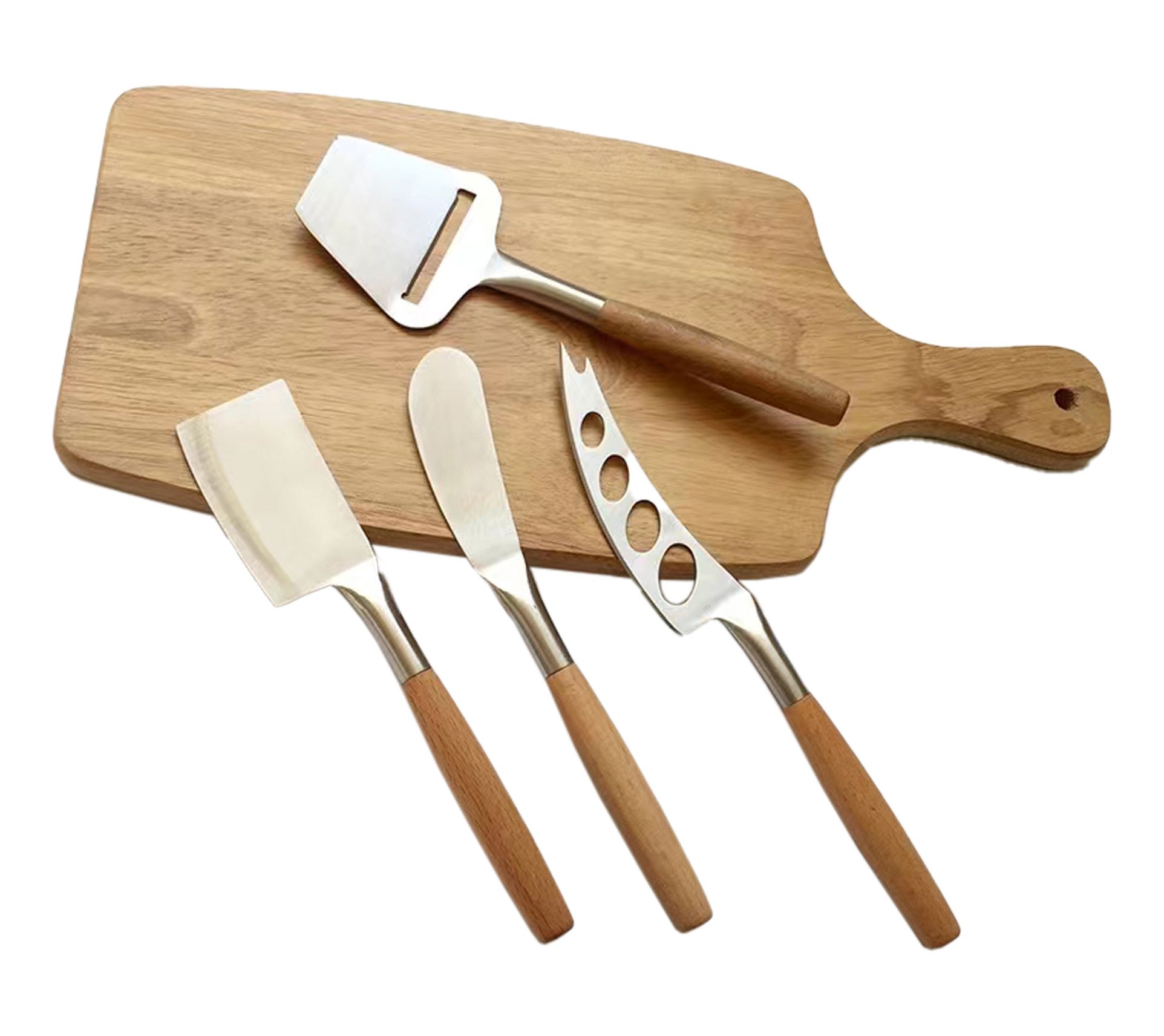Youzey Cheese Knife & Cutting Board 5 Piece Set