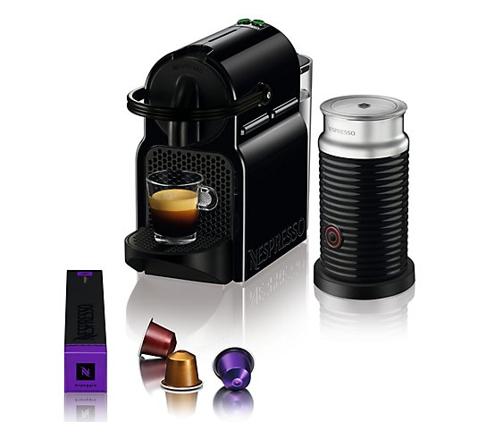 Nespresso Inissia Espresso Machine w/ Milk Frother by DeLonghi