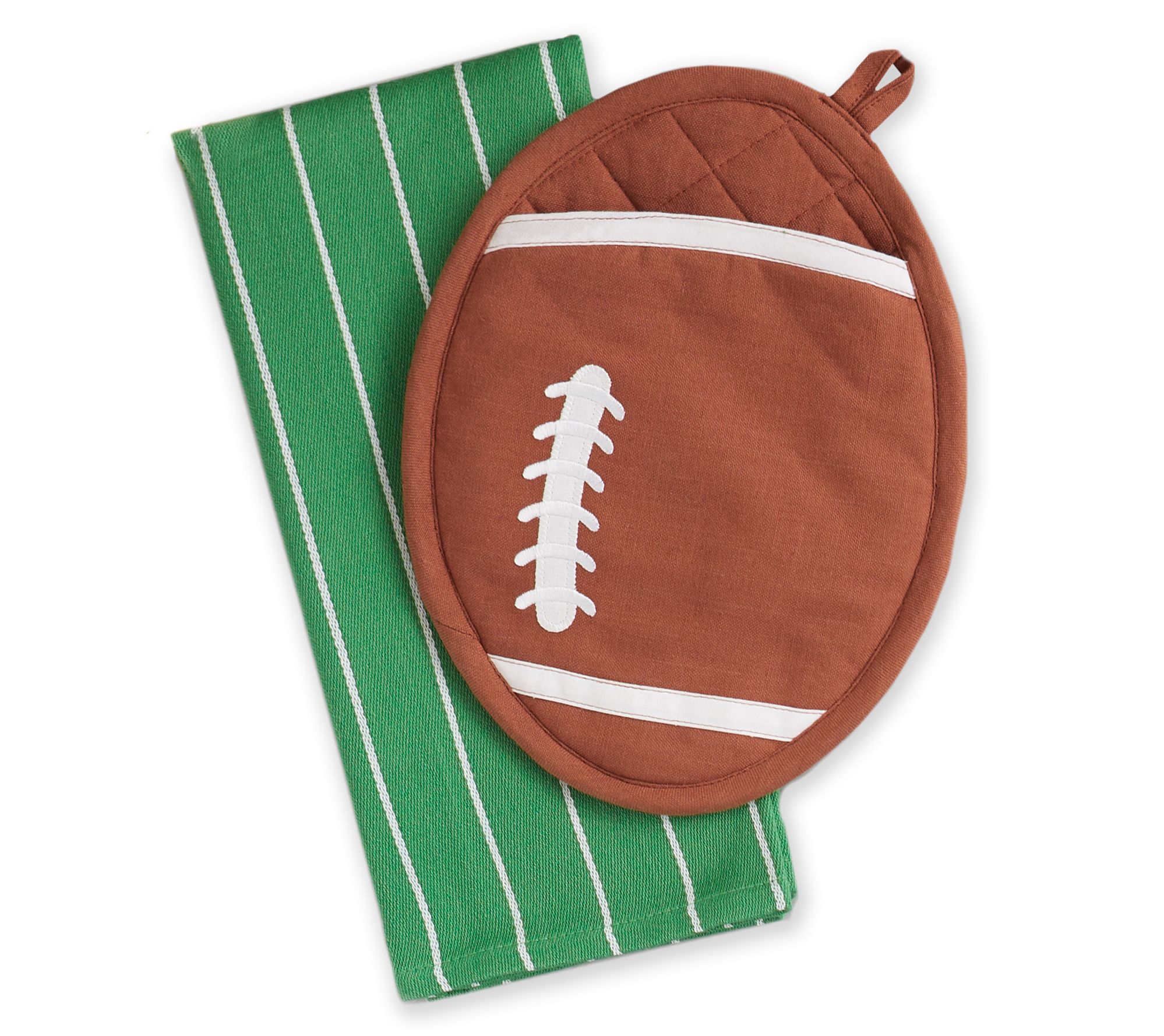 Design Imports Football Potholder Gift Set