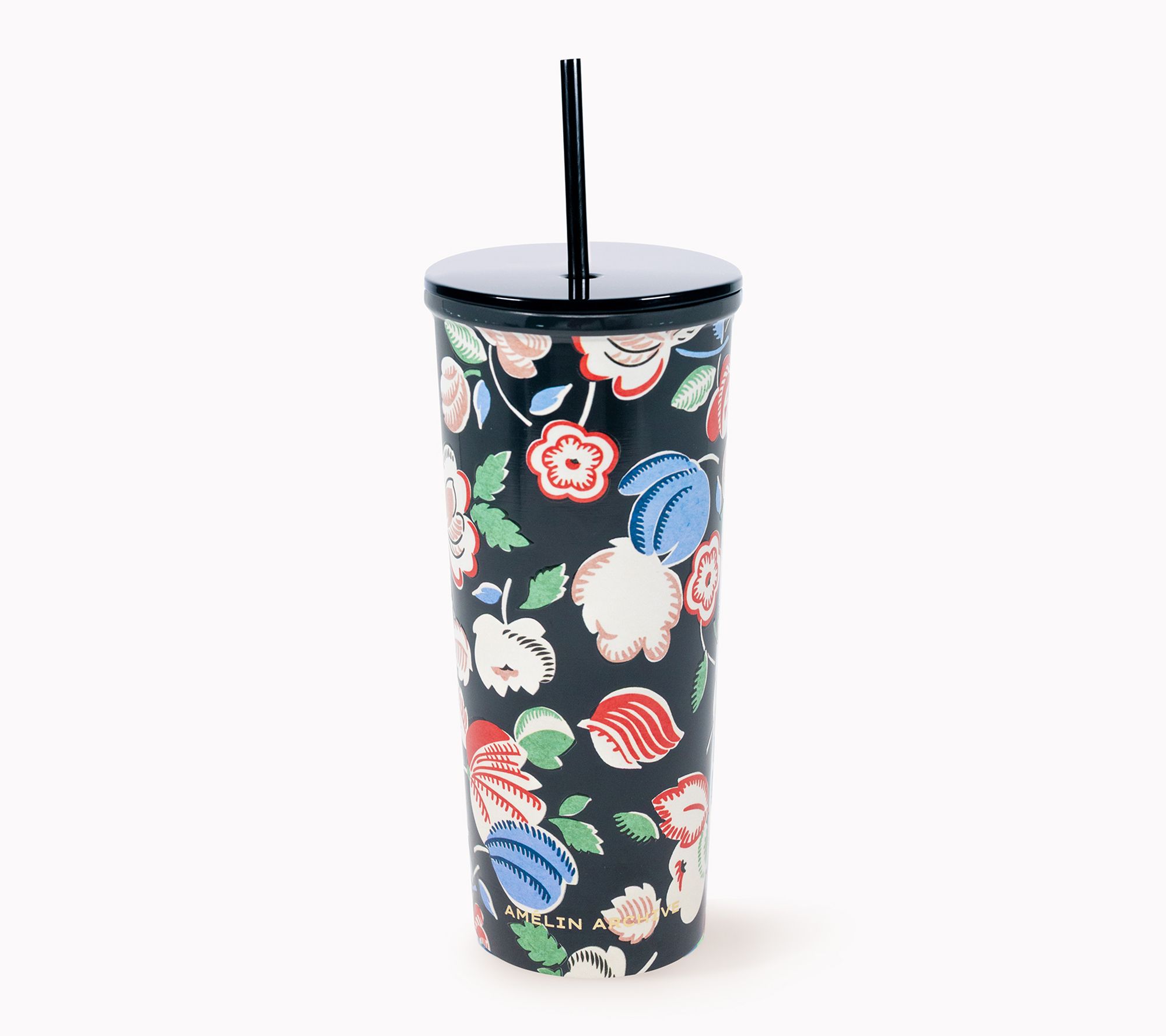 Amelin Archive Stainless Steel Tumbler w/ Straw