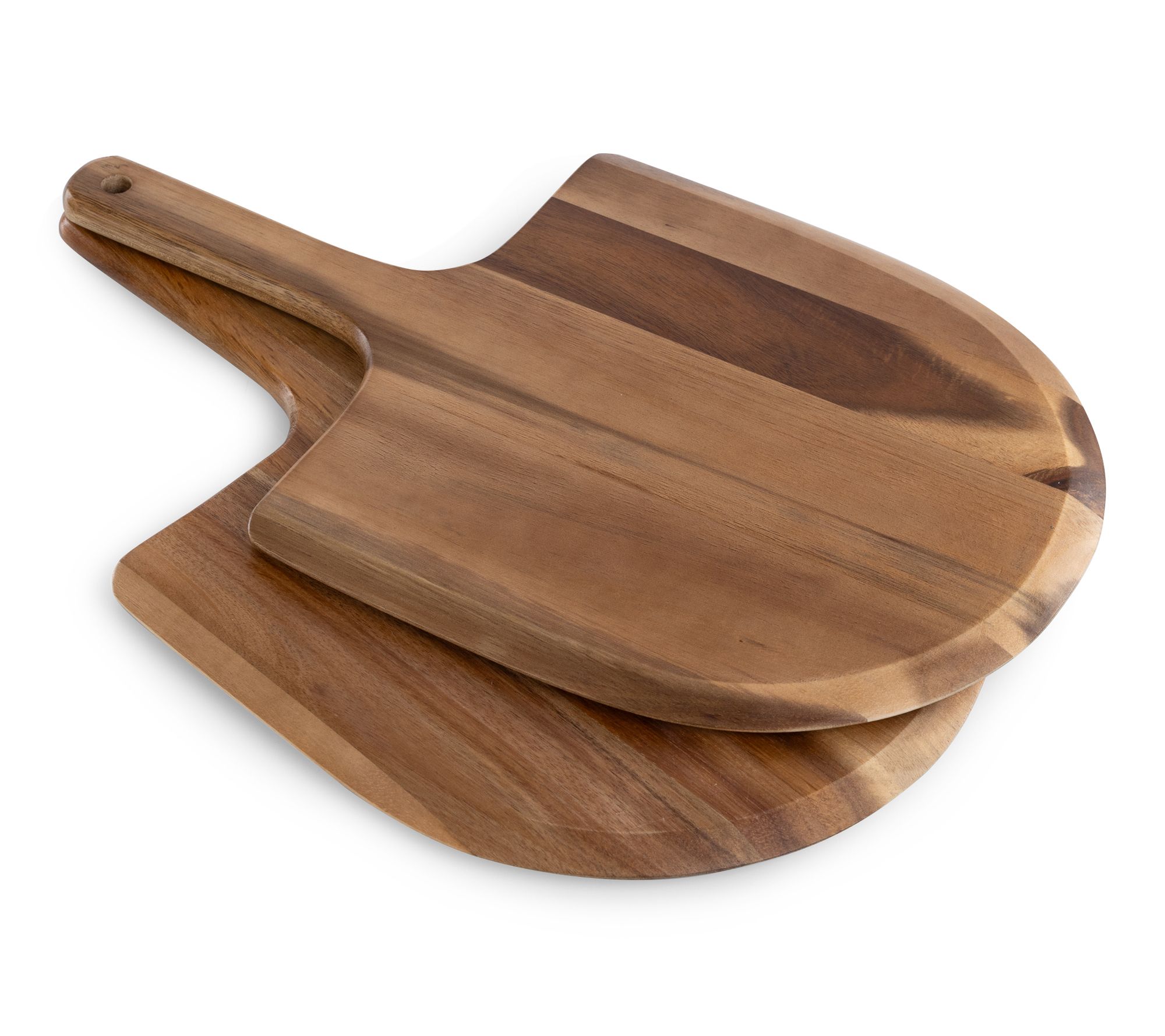 Toscana 2 Personal Sized Pizza Peel Paddle Serving Boards