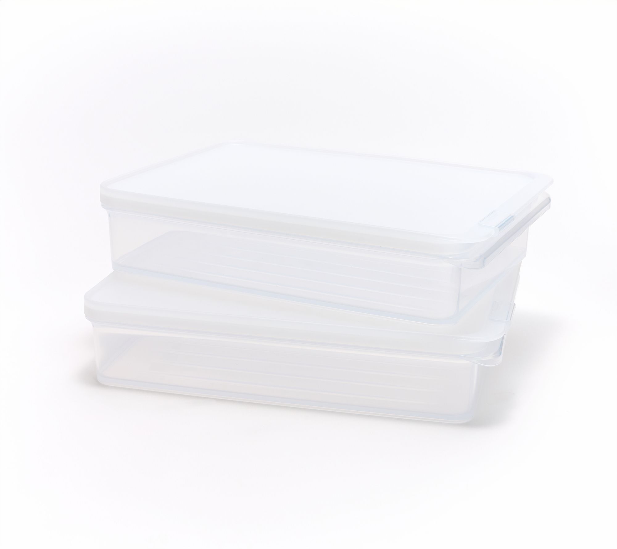 LocknLock Set of 2 Freezer Fit Rectangle Storage Containers