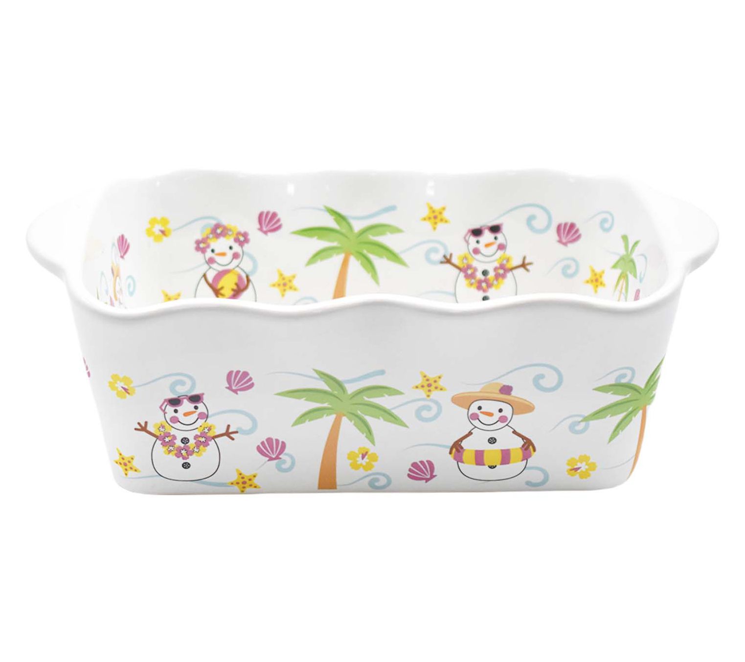 "As Is" Temp-tations Seasonal 1.75- qt Loaf Pan w/ Upswept Handles