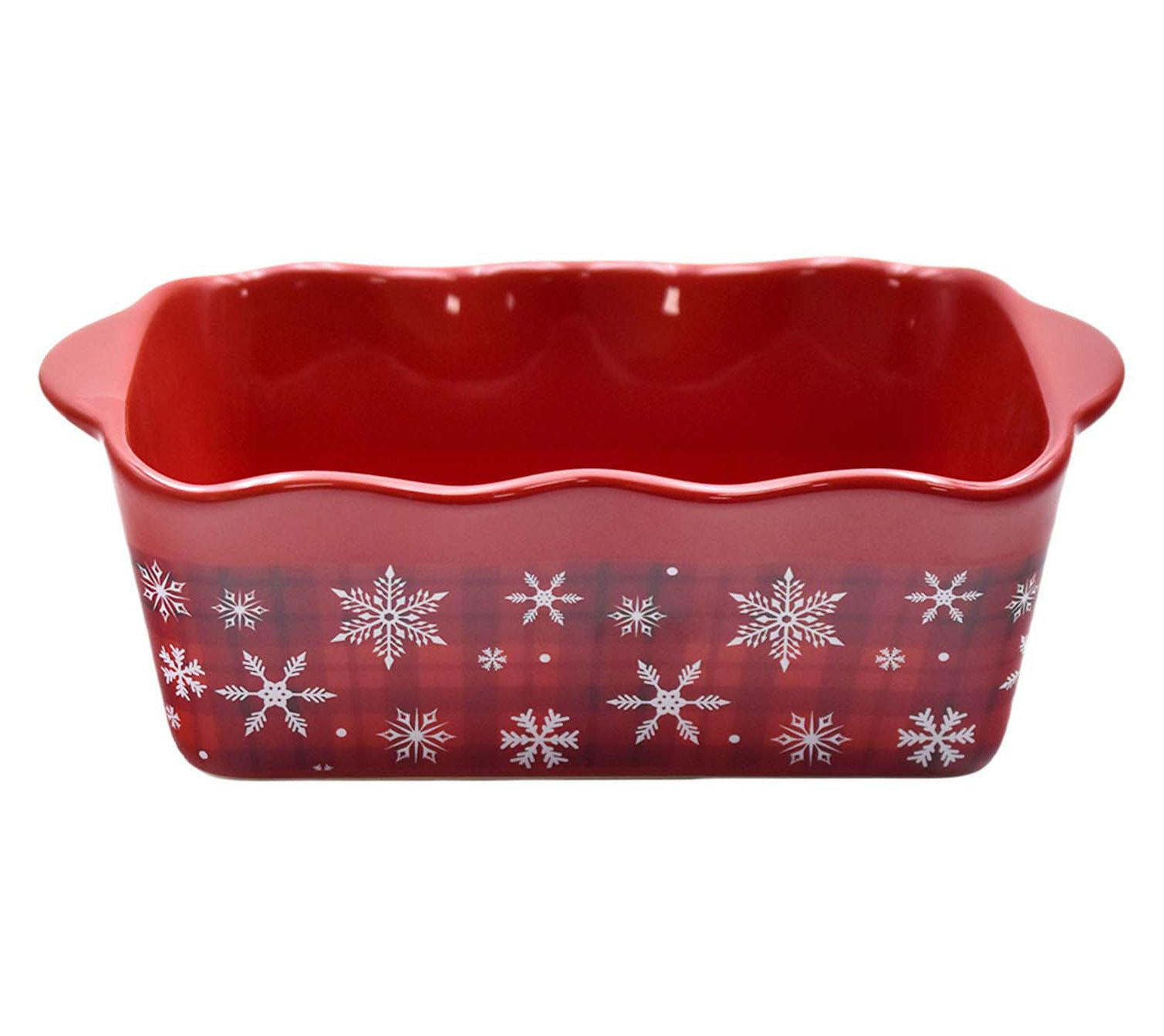"As Is" Temp-tations Seasonal 1.75- qt Loaf Pan w/ Upswept Handles