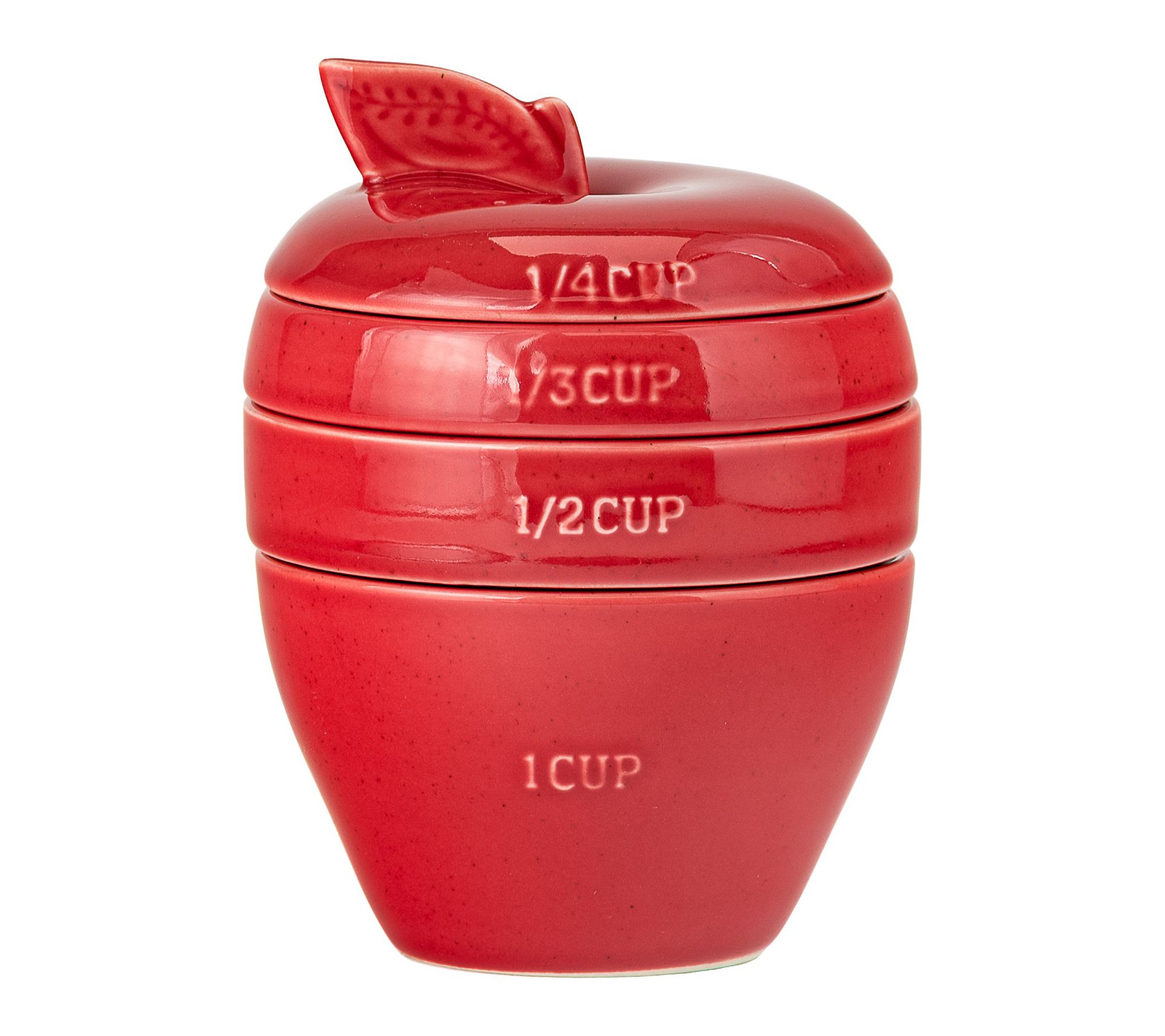 10 Strawberry Street Sliced Apple Measuring Cups