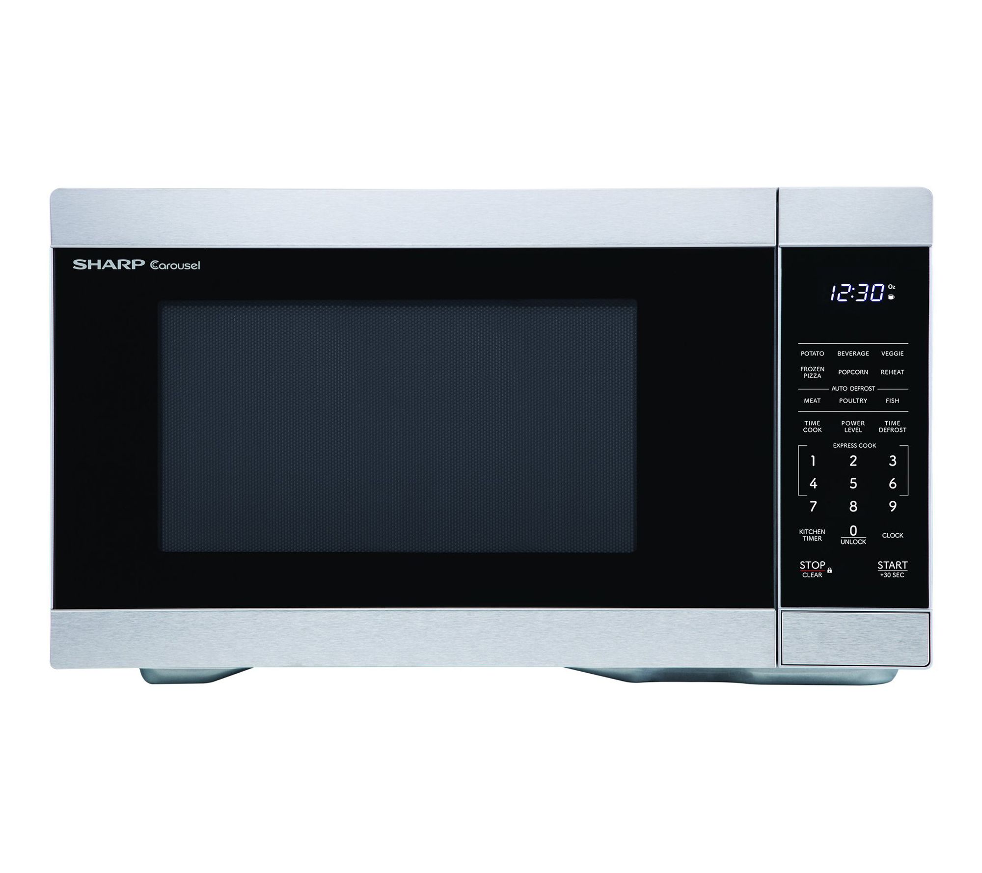 Sharp 1.1 Cu. Ft. Stainless Steel Countertop Microwave Oven