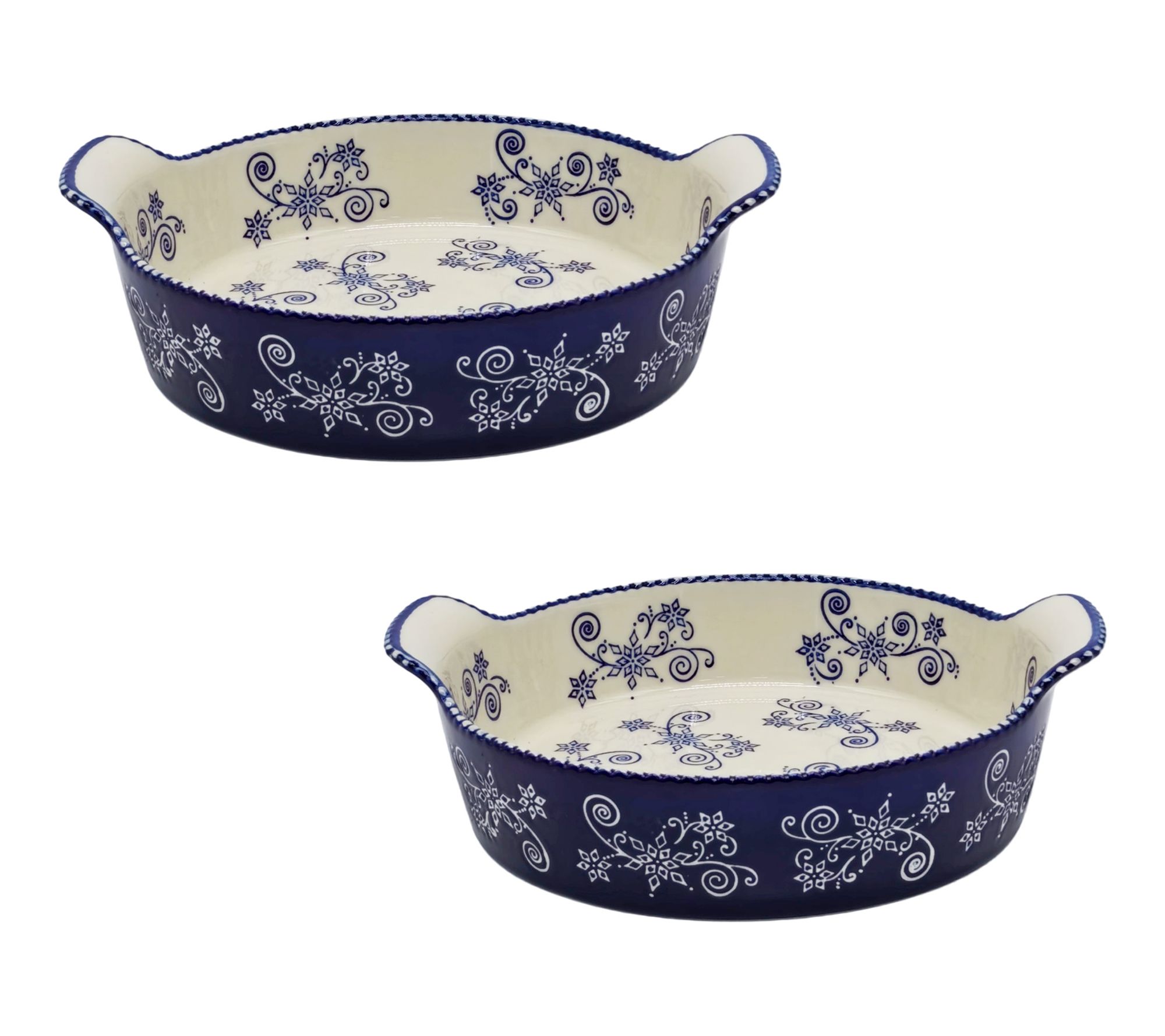 Temp-tations Set of (2) 9" Pie Plates