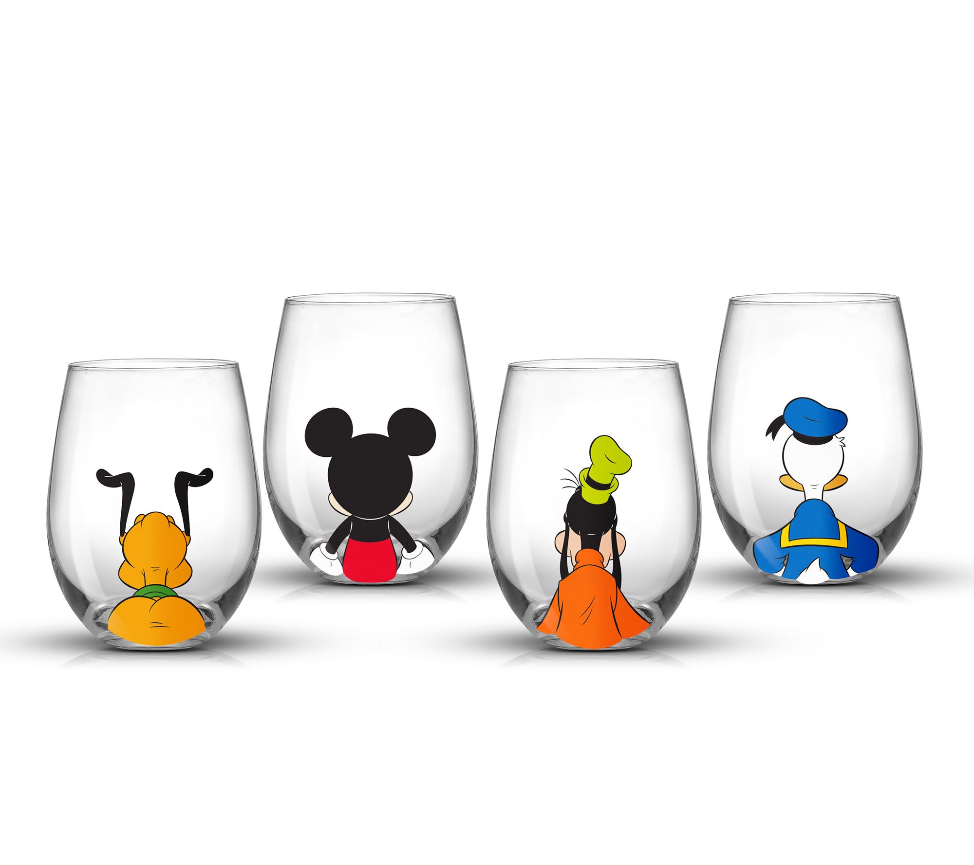 Joyjolt Disney Mickey And Pluto Glass Mugs - Set Of 2 Double Wall Tea Glass  Coffee Cups - 13.5 Oz : Target