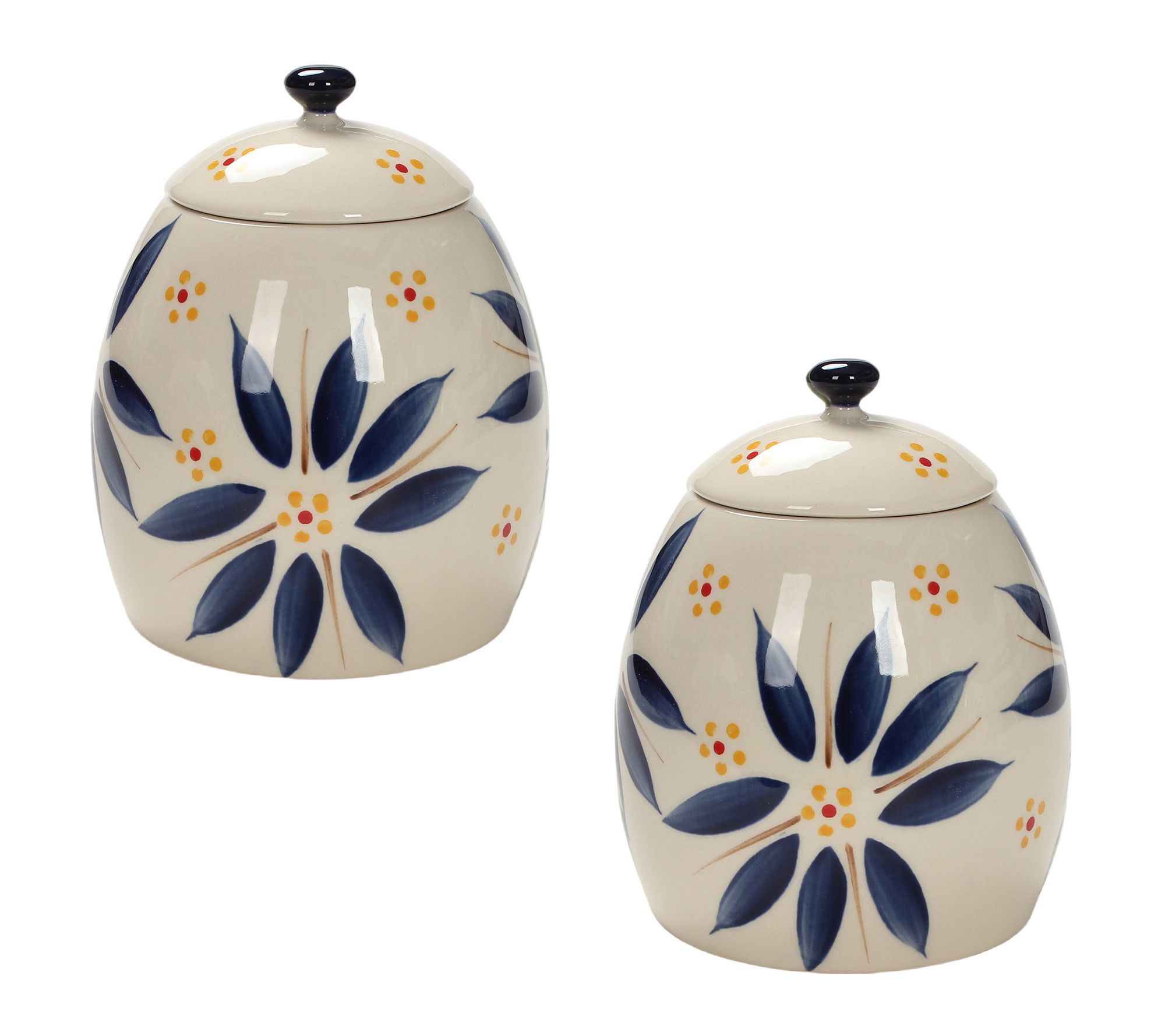 Temp-tations Old World Set of (2) 18-oz Treat Jars